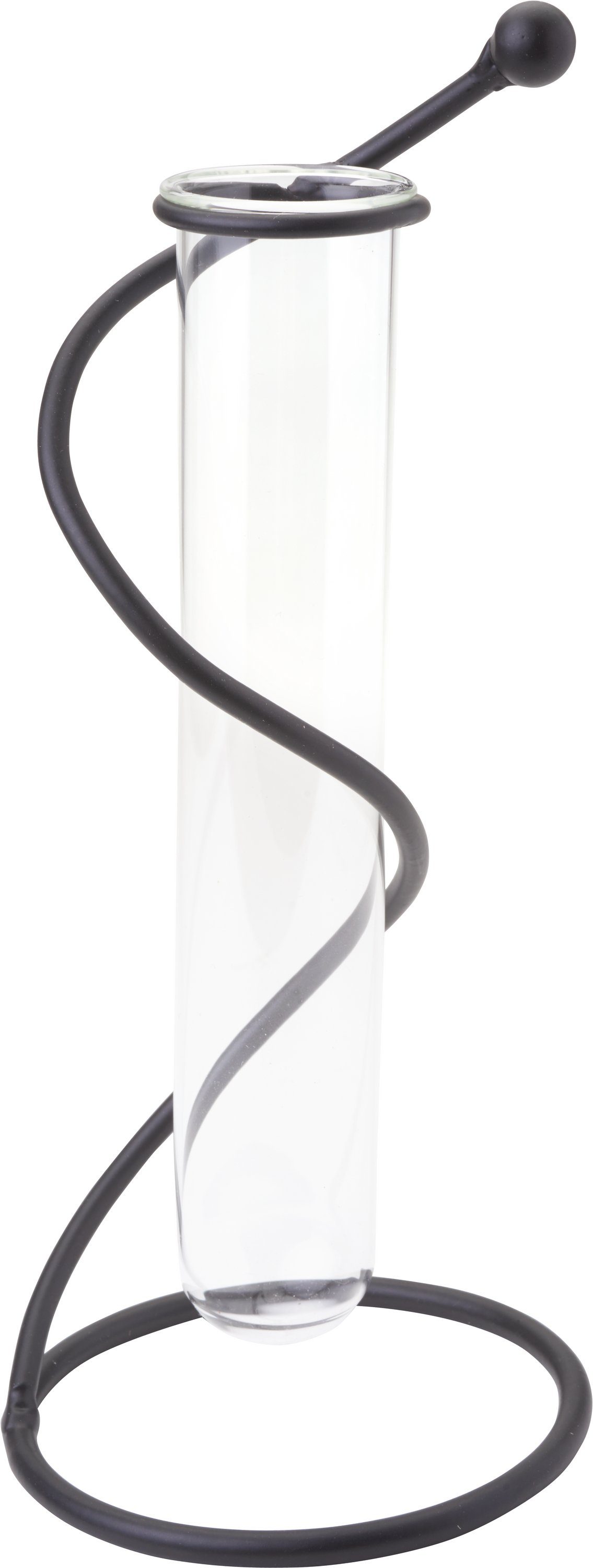 VBS Dekovase Reagenzglashalter Vase, 8,8 cm x 20,2 cm | Dekovasen