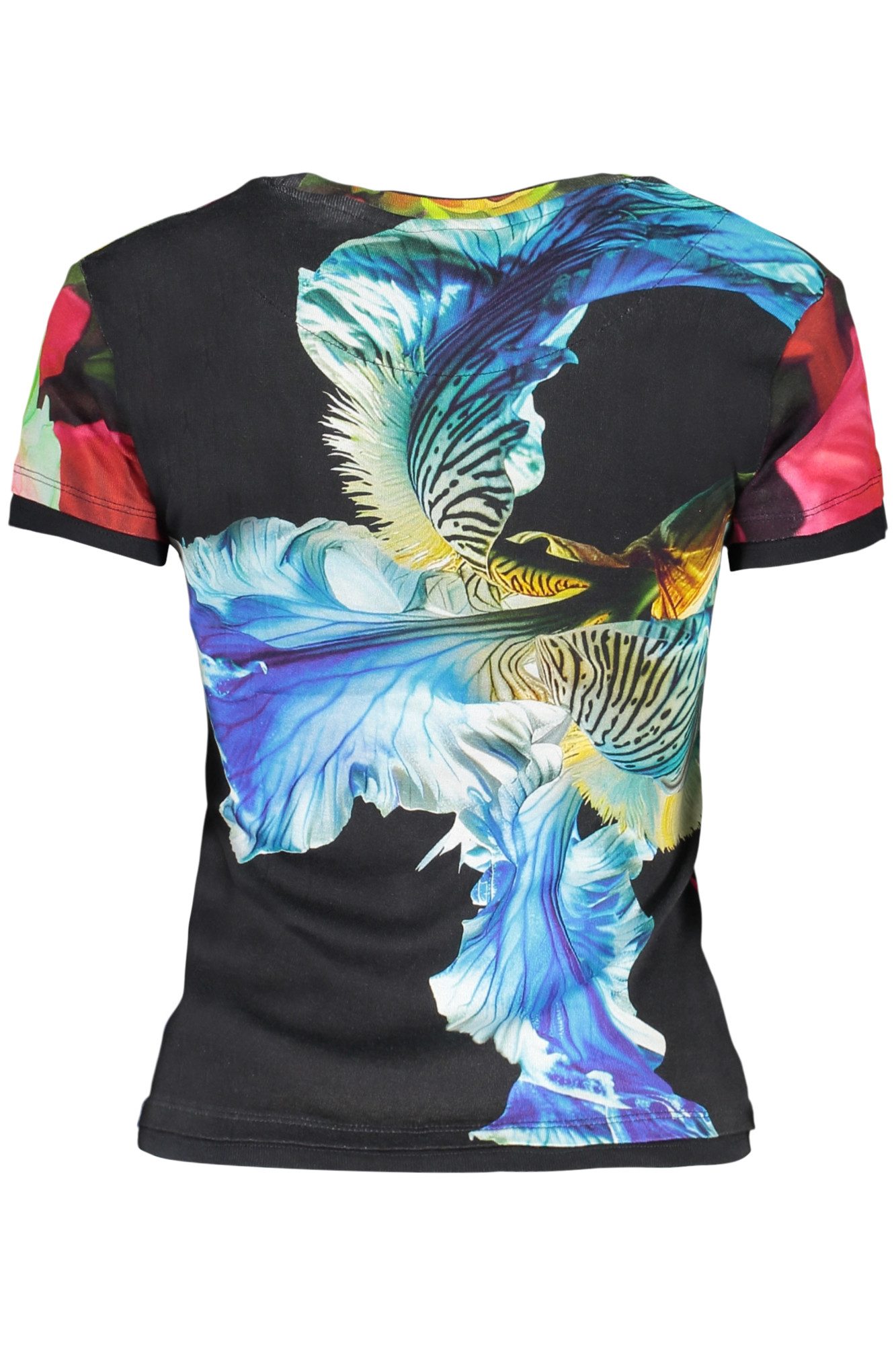Desigual T-Shirt Stylisches Damen Kurzarm T-Shirt mit Blumendruck in