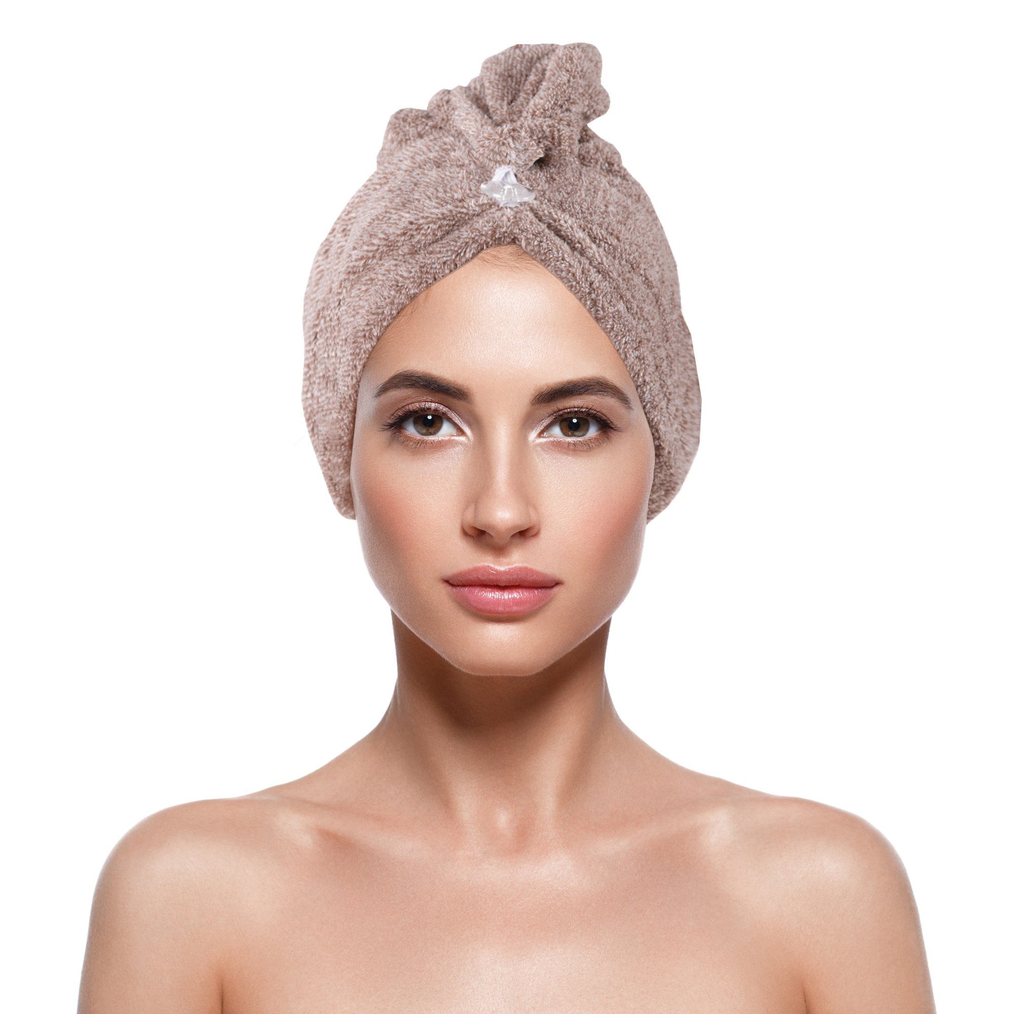 Bestlivings Saunatuch Haarturban (One Size) 25x65cm, Handtuch Haare Turban Haarhandtuch Schnelltrocknend