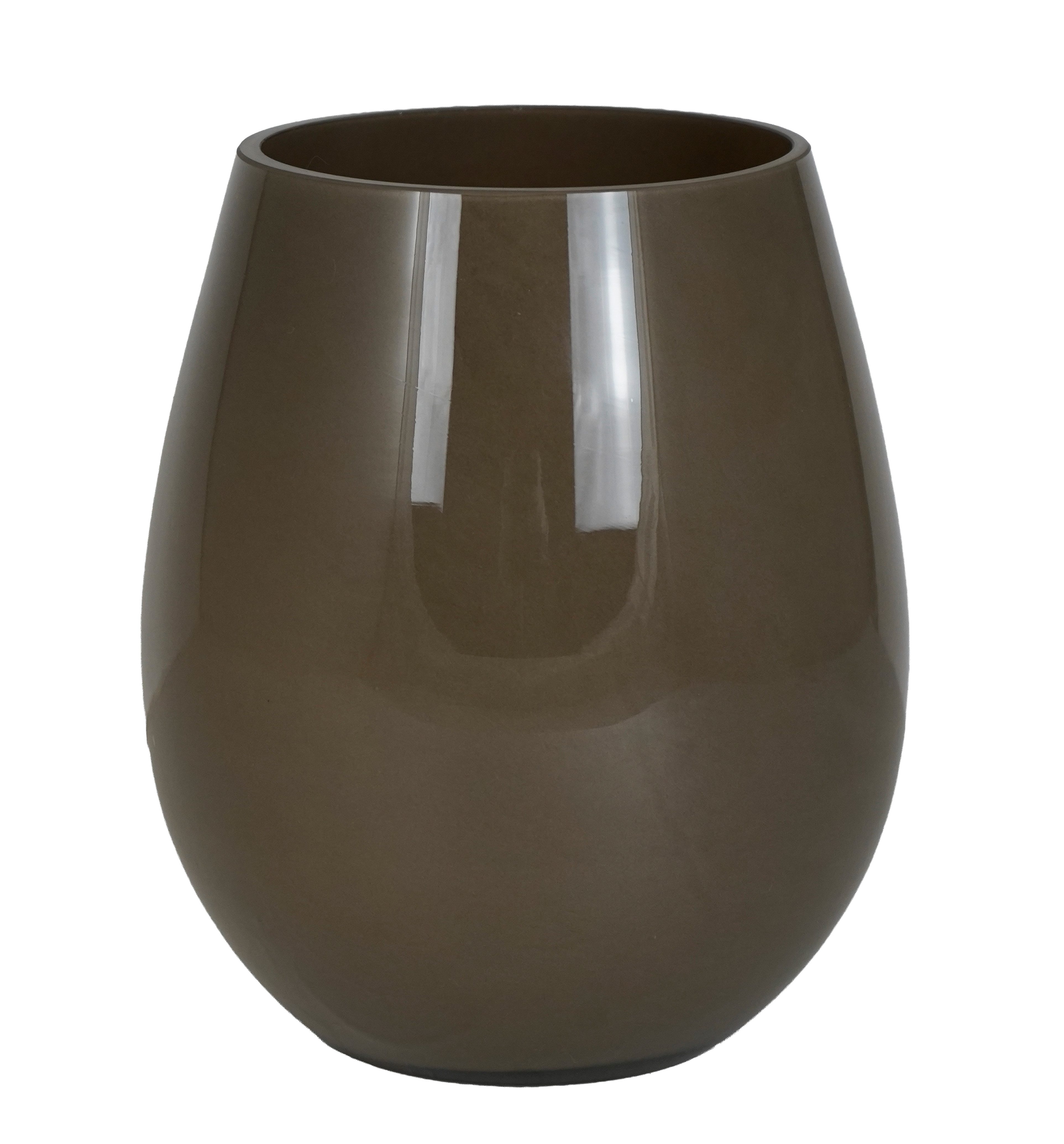 Kaheku Dekovase Kaheku, Vase Kübel Sanyo bauchig schlamm, Ø 22 cm Höhe 26 cm, 42066844 (1 St)