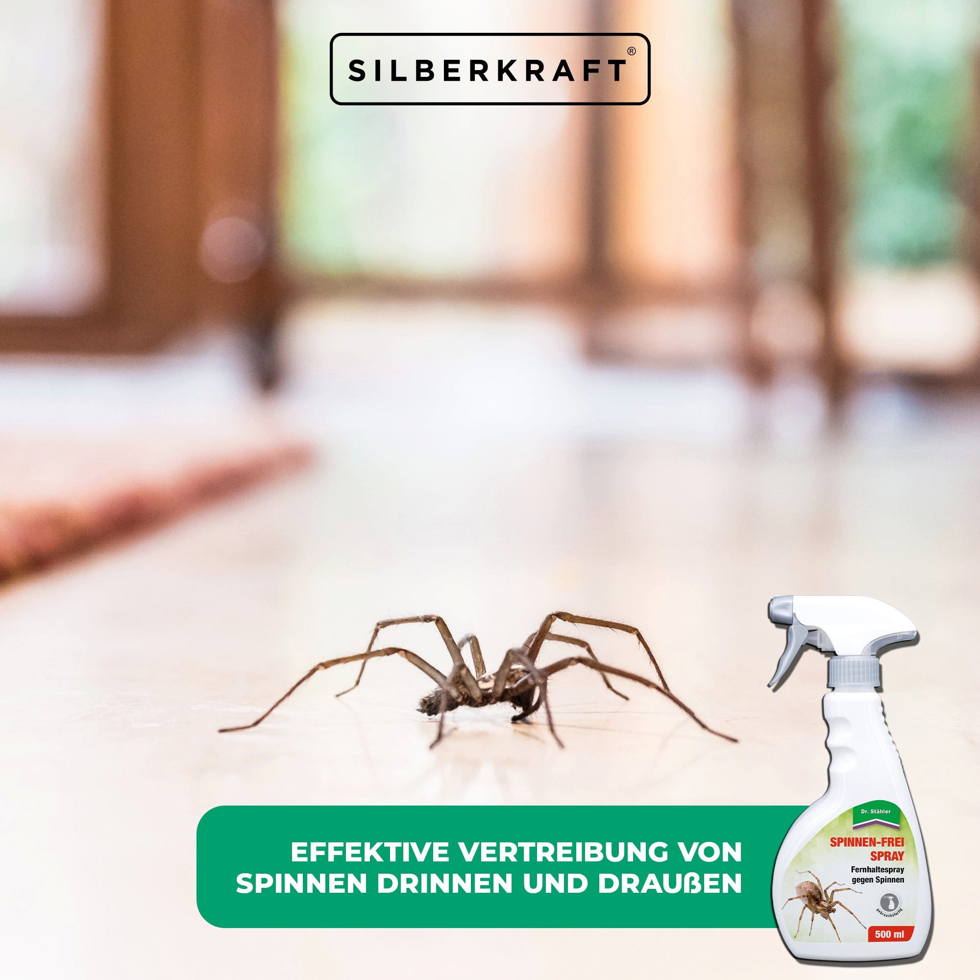 Thumbnail - Dr. Stähler Vergrämungsmittel Dr. Stähler Anti Spinnenspray - Spinnenabwehr - Sofort- & Langzeitwirk, 500 ml, 4-St., ver...