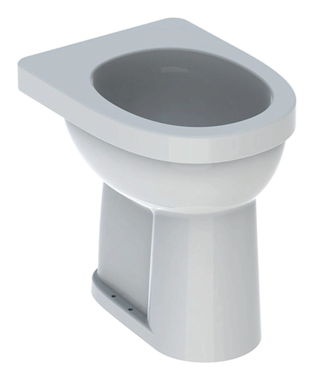 GEBERIT Flachspül-WC Renova Comfort, Stehend, Stand Abgang vertikal Höhe 450 mm - Weiß mit KeraTect