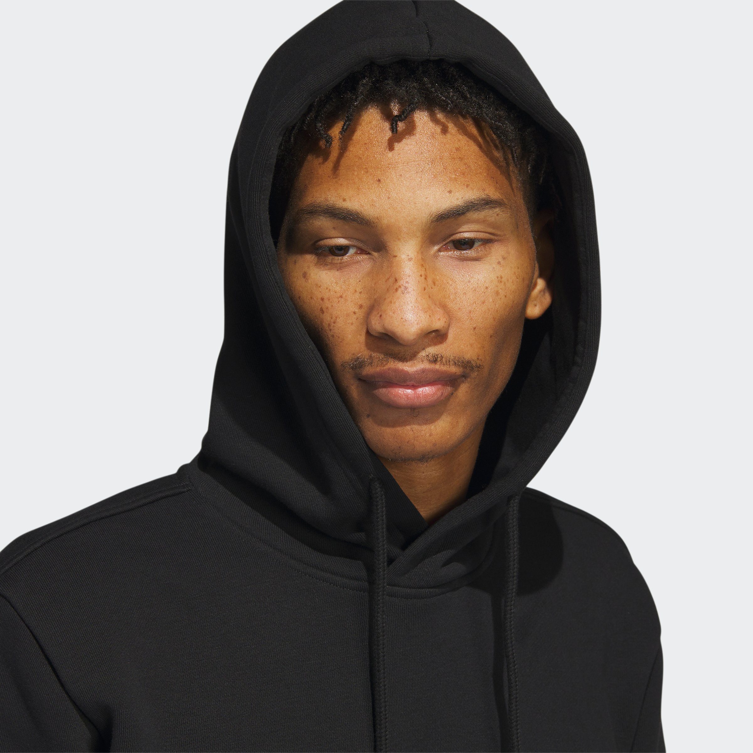 ESSENTIALS TREFOIL HOODIE Originals adidas Black Kapuzensweatshirt