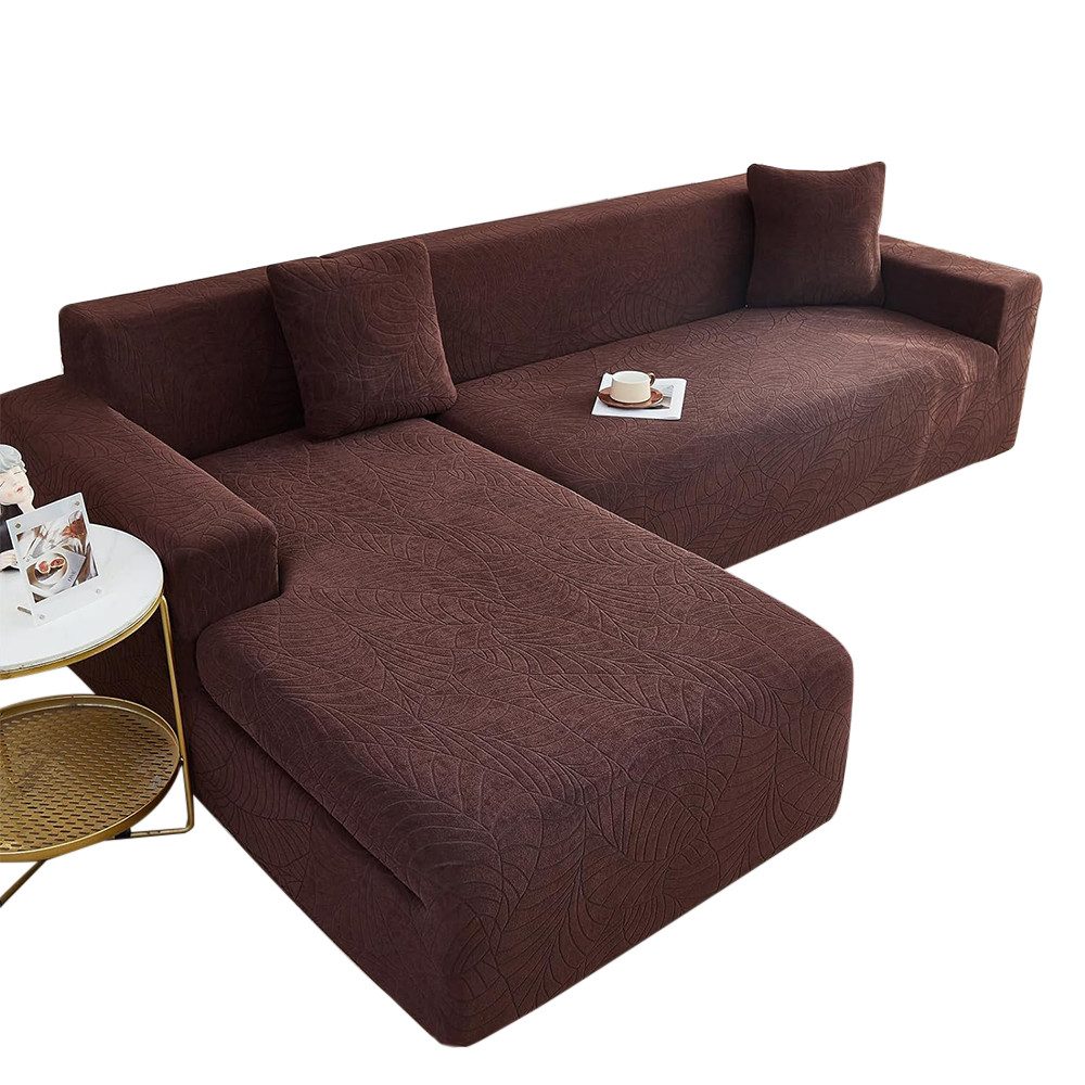 Coonoor Sofabezug Sofaschoner Ecksofa für L Form Erfordert Zwei Couchbezug, günstig online kaufen