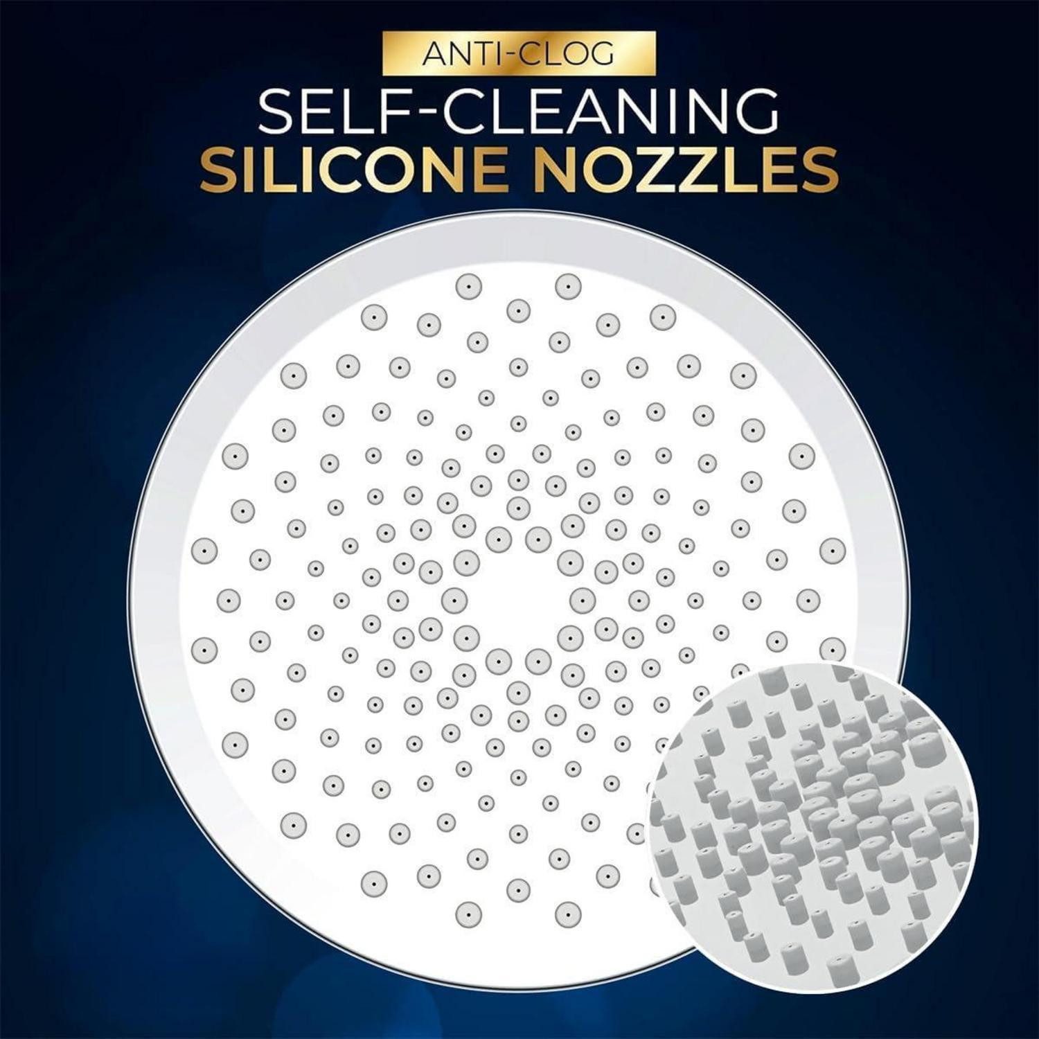 LuxusKollektion Regenduschkopf Regendusche Kopfbrause 6 Zoll Hochdruck verstellbar Chrom 6 Zoll