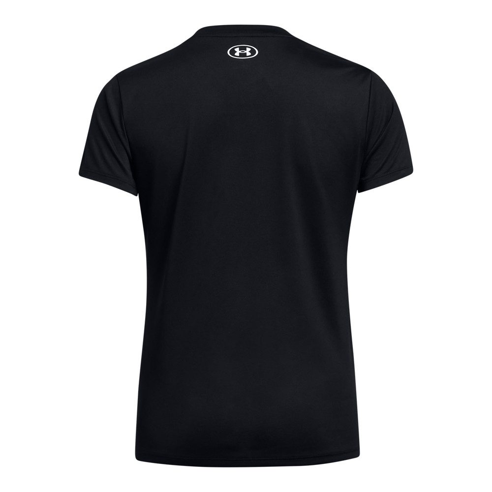 Under Armour® Trainingsshirt TECH SSV- SOLID normale Schnittform, gerader Rumpfabschluss, V-Ausschnitt