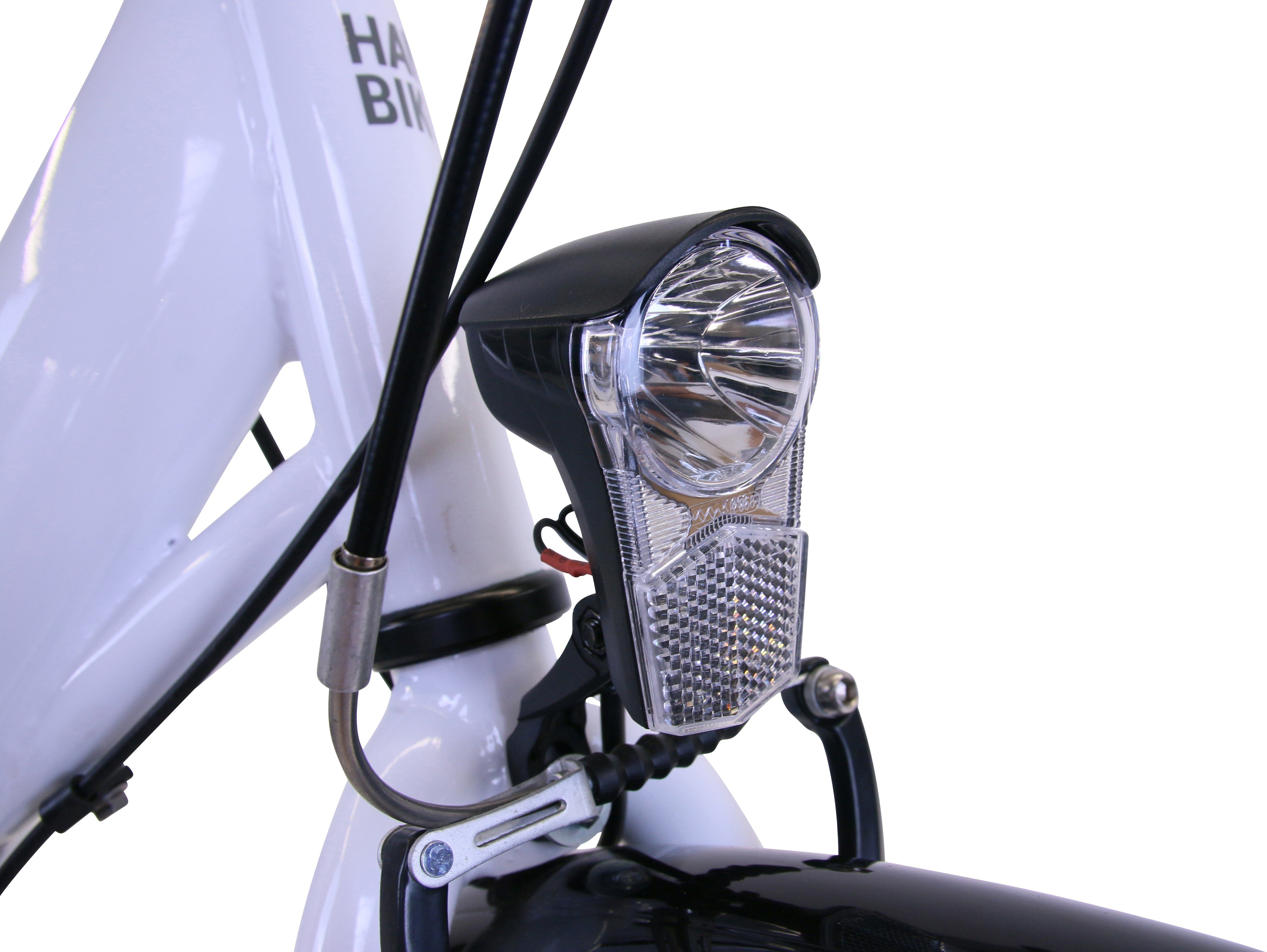 Nexus Plus 3 HAWK Shimano Cityrad Schaltwerk City White, Premium Bikes Wave HAWK Gang