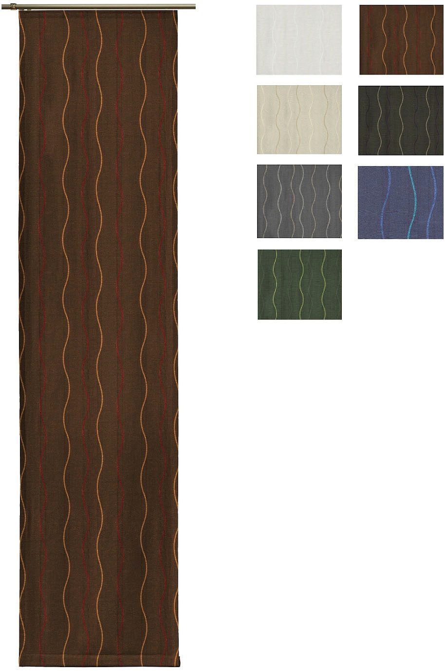 Wirth Schiebegardine Sepino (1 St), Paneelwagen, blickdicht, Jacquard