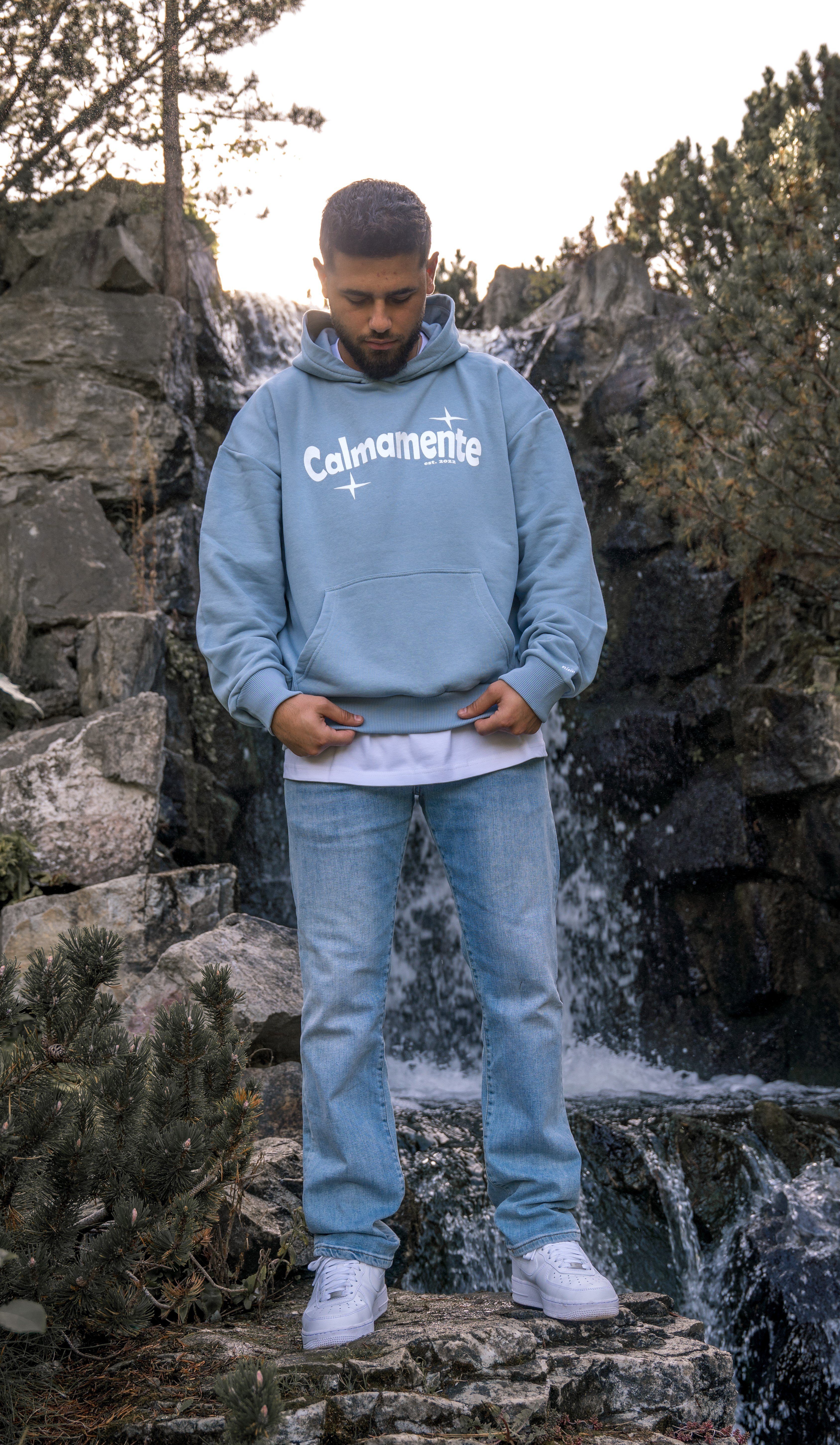 Hoodie Calmamente Hoodie Sweatshirt Kapuzenpullover Pullover