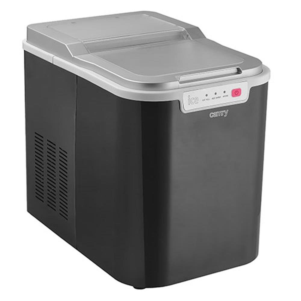 Camry Elektrischer Eiswürfelbereiter CR 8073 Eiswürfelmaschine schwarz, 12kg Eiswürfel in 24h, 2,2l Wassertank