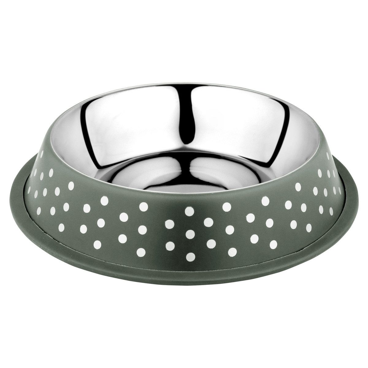 Futternapf Hundenapf Deco Fix Dots grün