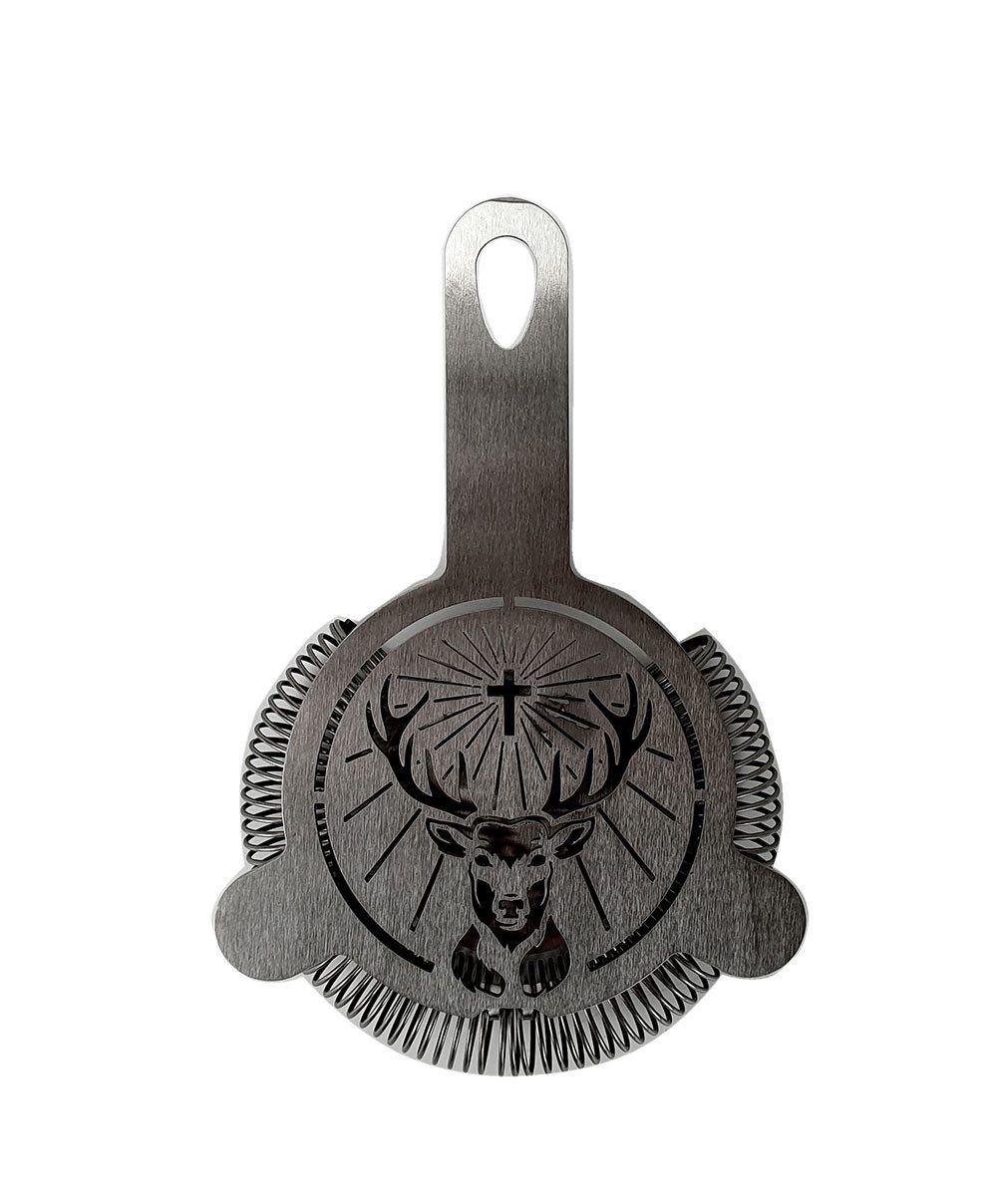 Jägermeister Gläser-Set Jägermeister Barsieb - Cocktailsieb aus Metall
