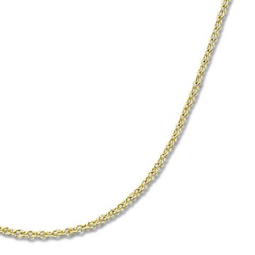 GoldDream Goldkette GoldDream Damen Colliers Halskette 45cm (Colliers, Collier), Damen Colliers Halskette 45cm, 333 Gelbgold - 8 Karat, Farbe: goldfarb