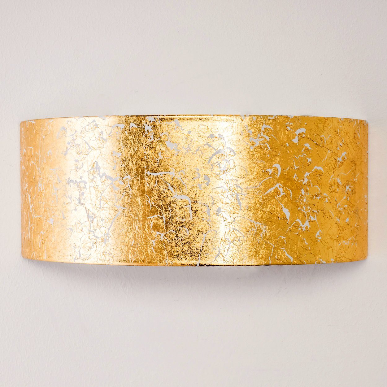 Gold, Leuchtmittel, mit in 2xG9, »Bossare« Metall/Glas mit Wandleuchte moderne Innen Up & ohne hofstein Wandlampe Blattgold-Effekt Down-Effekt, aus