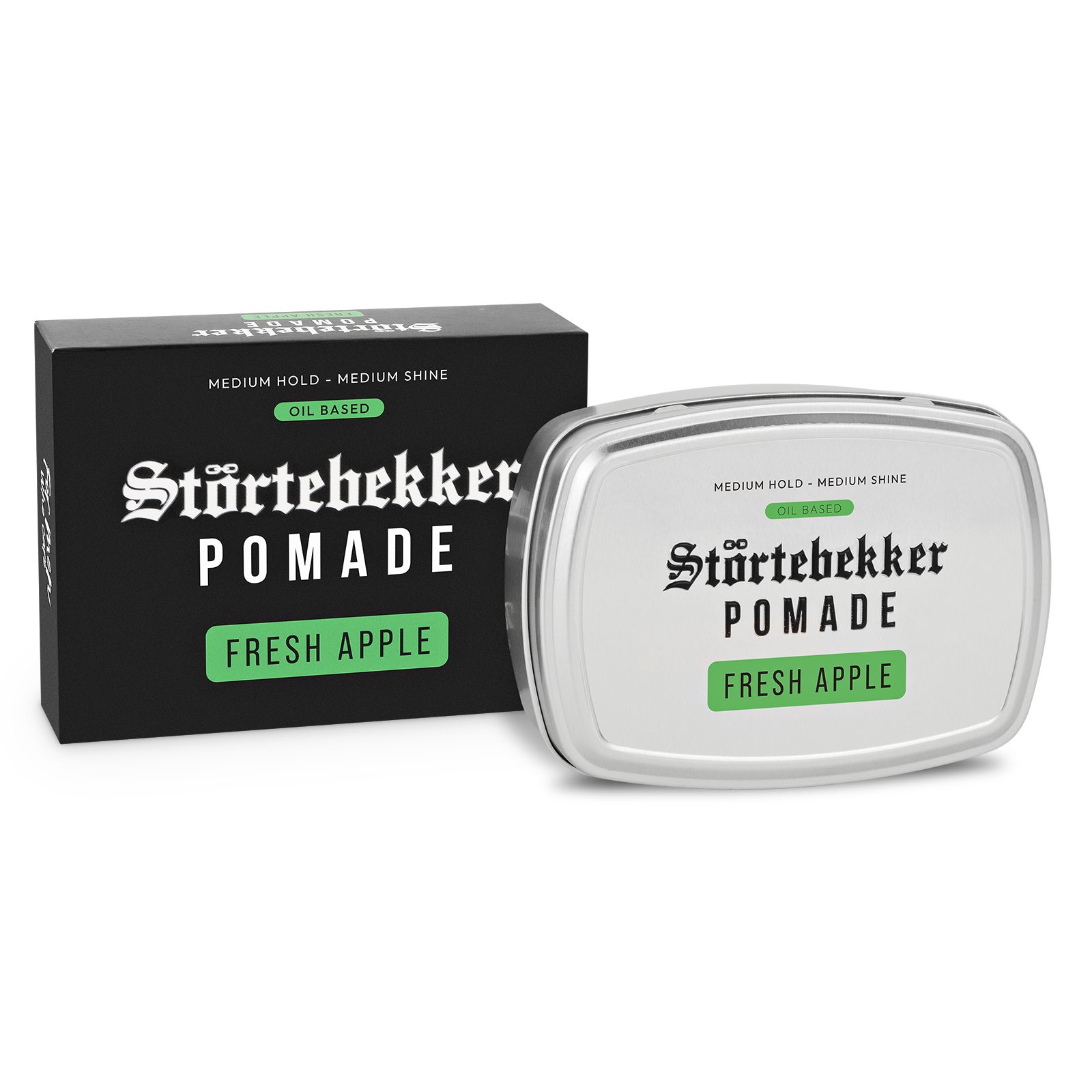 Störtebekker Haarpomade für Herren - Ölbasierte Pomade, Mittlerer Halt, Mittlerer Glanz - Edles Finish und herrliche Düfte