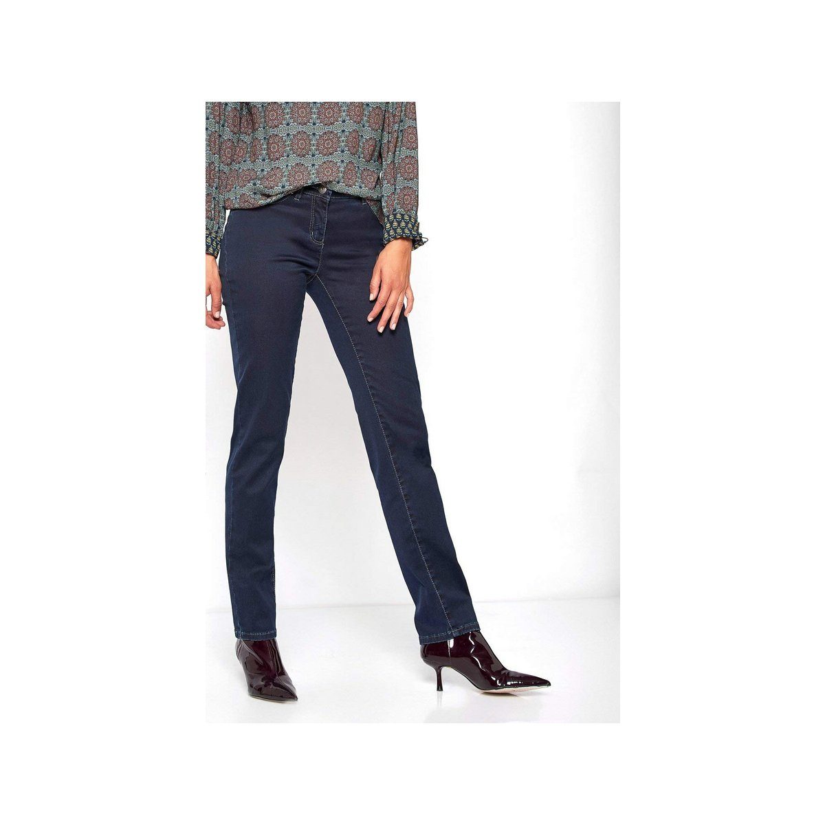 5-Pocket-Jeans TONI dunkel-blau (1-tlg) fit regular