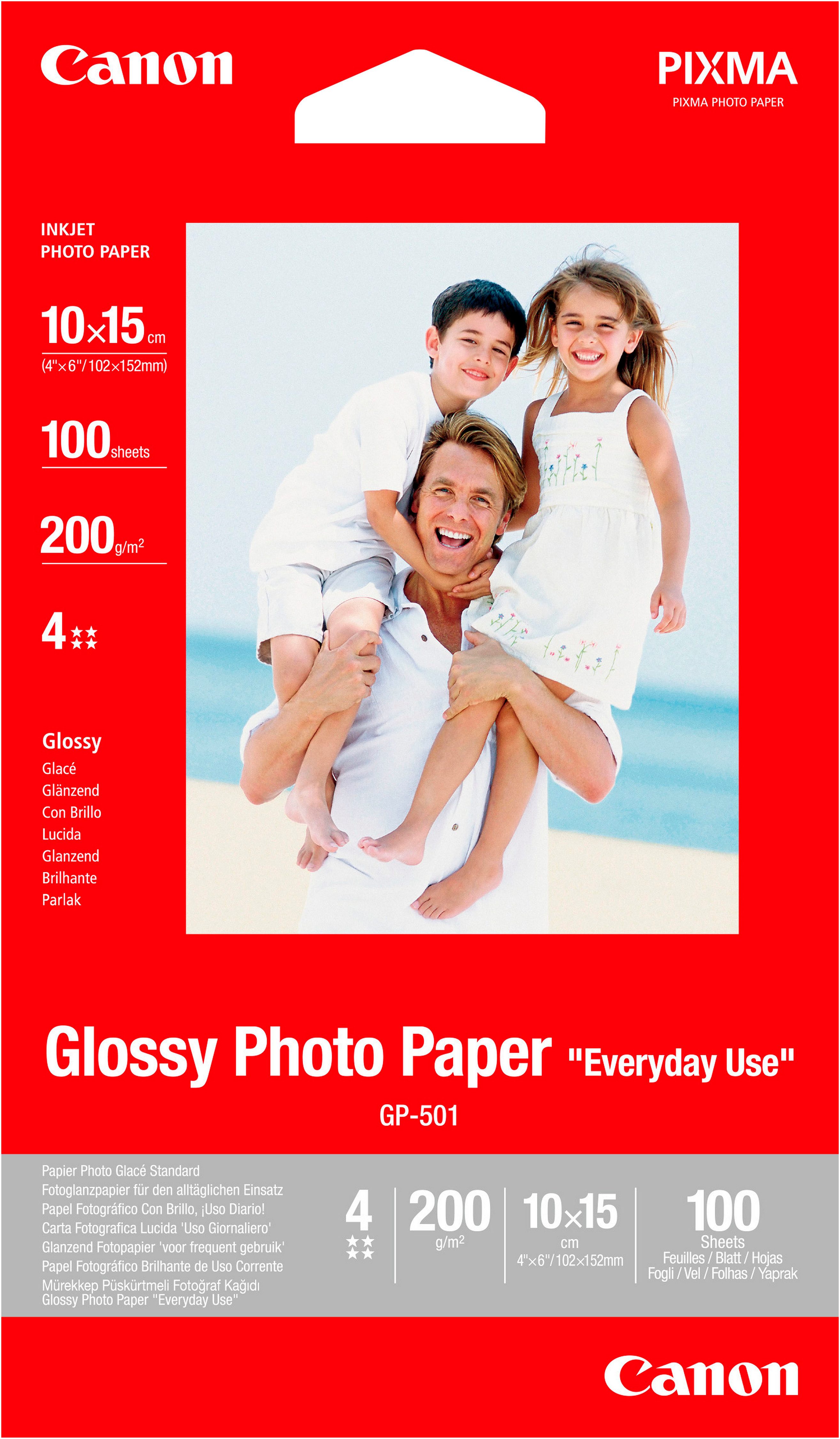 Canon Fotopapier GP-501 10x15 cm - 100 Blatt