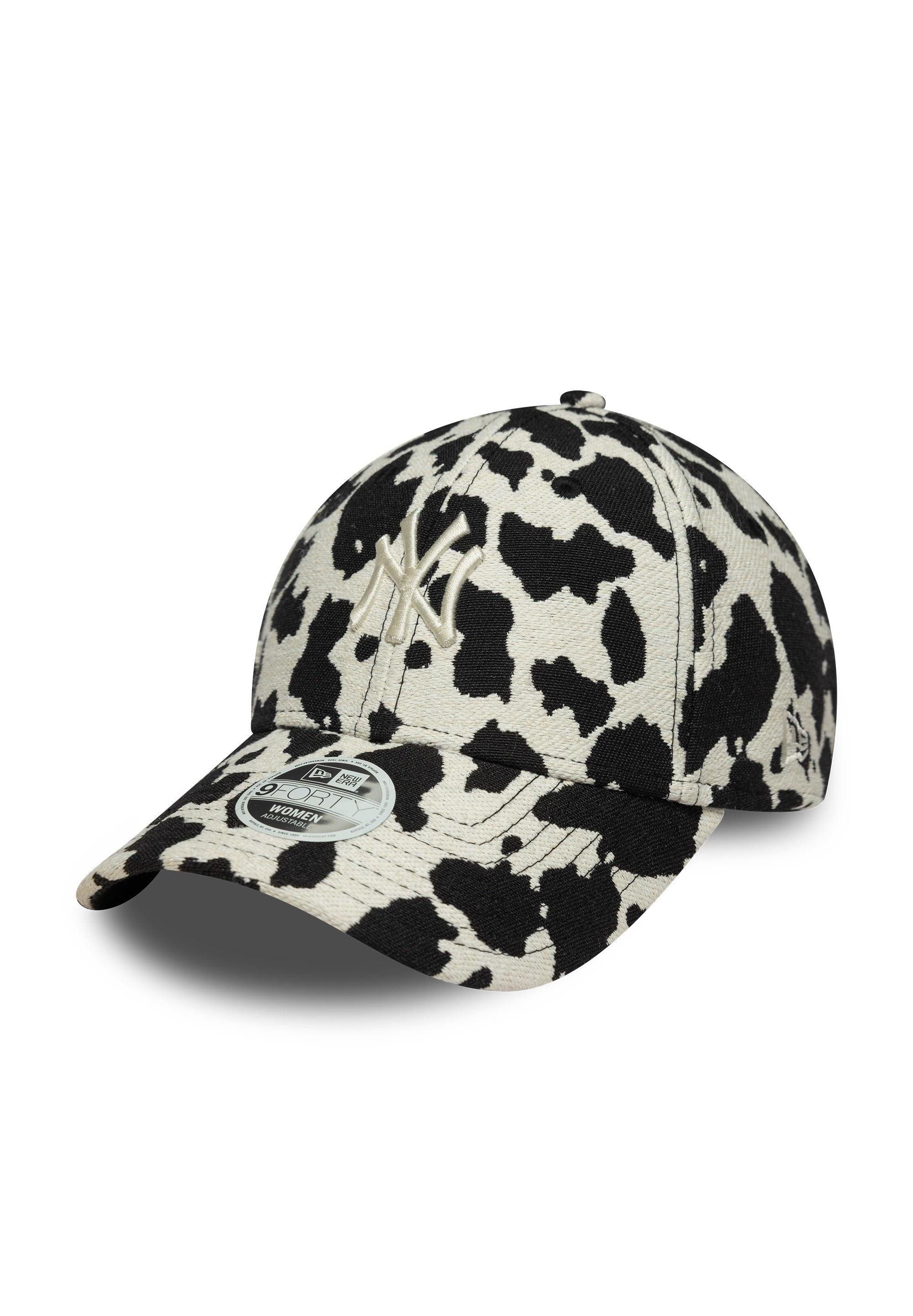 New Era Baseball Cap New York Yankees New Era MLB Cow Midi 9Forty Women Cap Weiß Schwarz (1-St)