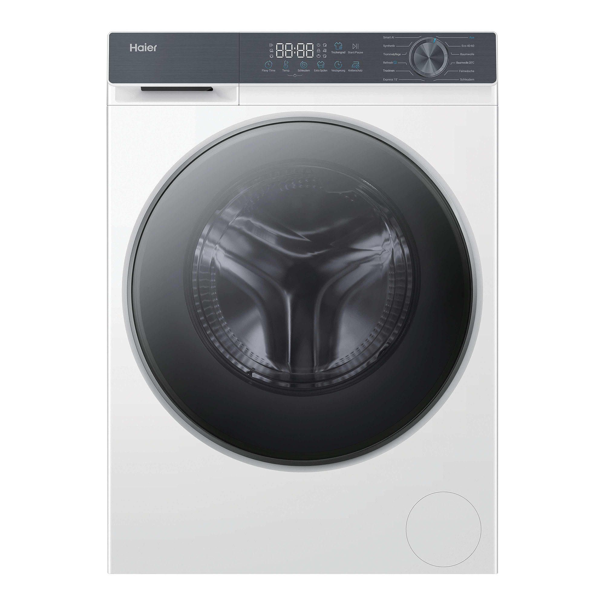 Haier Waschtrockner G3 Serie HWD80-BP1433637T, 8 kg, 8 kg, 1400 U/min, Smart AI, Flexy Time, ABT®, Smart Dual Spray
