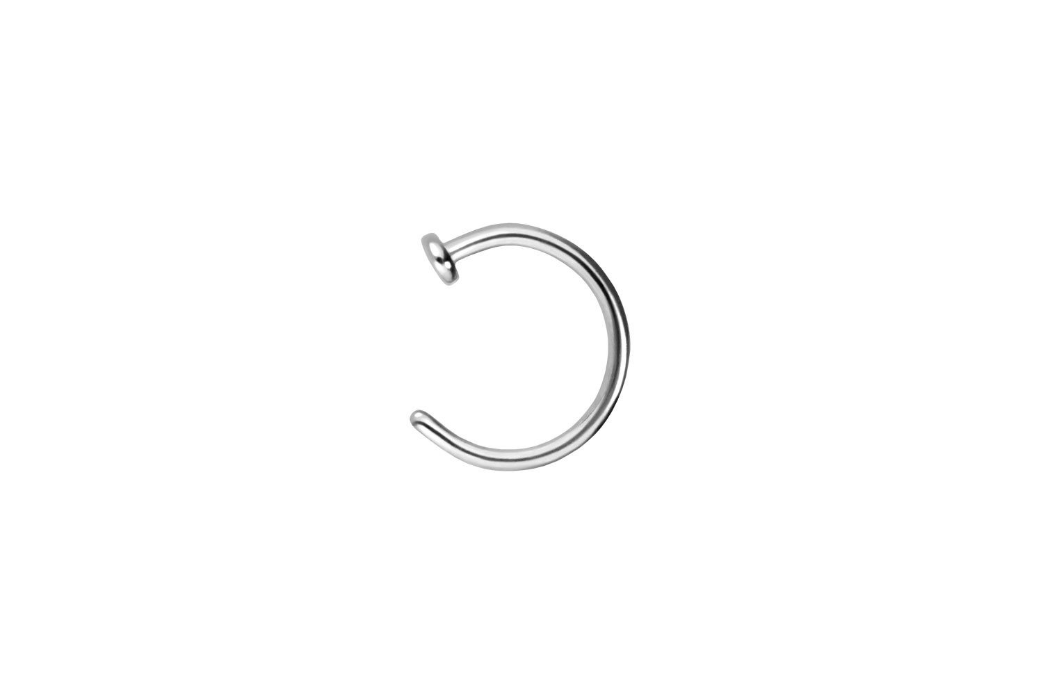 PIERCINGLINE Nasenpiercing Titan Nasenring offen PLATTE (Nasenstecker, 1-tl günstig online kaufen