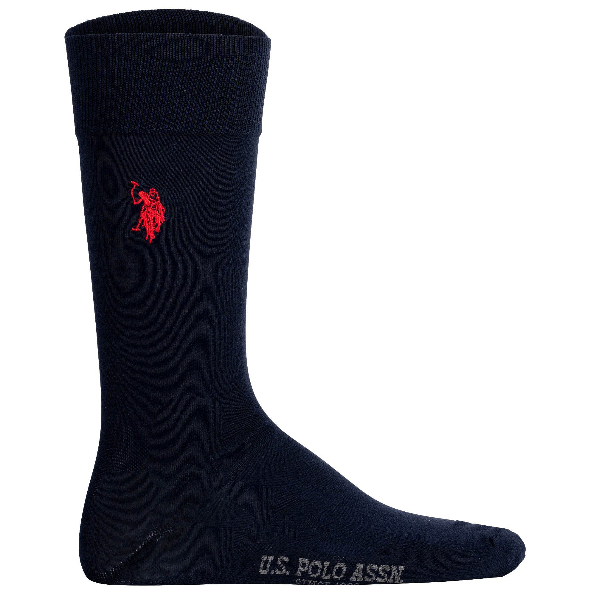 U.S. Polo Assn. Kurzsocken Herren Socken 6er Pack Baumwolle (Packung, 6er Pack)