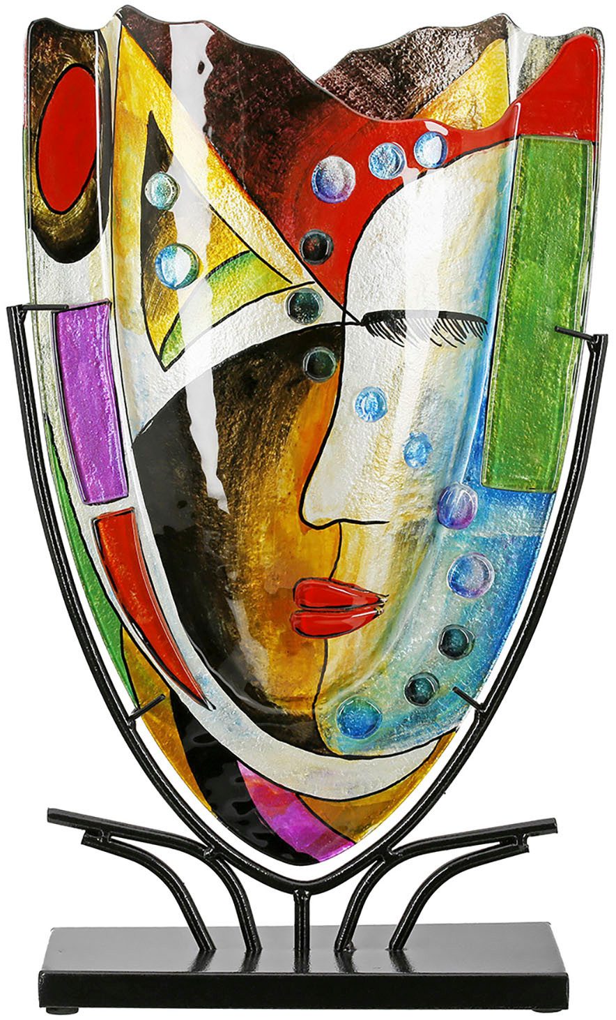 Casablanca by Gilde Bodenvase Gesichtsvase Veronique, H.49 cm (1 St)