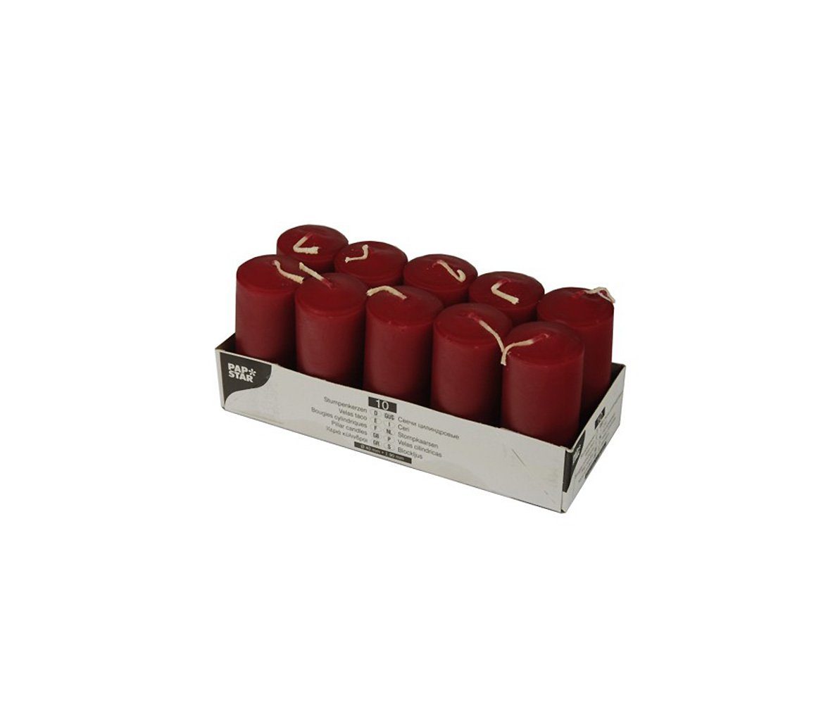 Starpak Stumpenkerze 10 Stumpenkerzen Ø 40 günstig online kaufen