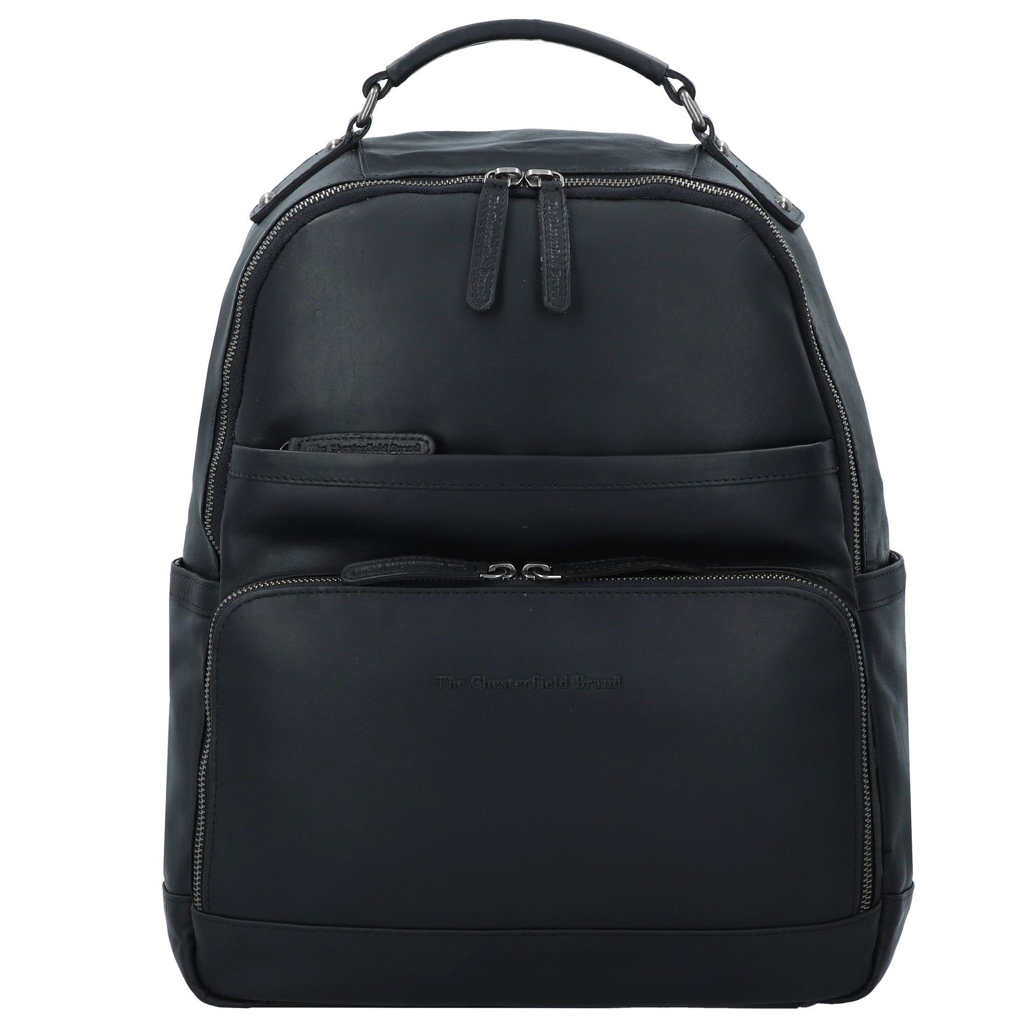 The Chesterfield Brand Laptoprucksack Wax Pull Up, Leder schwarz | Businesstaschen