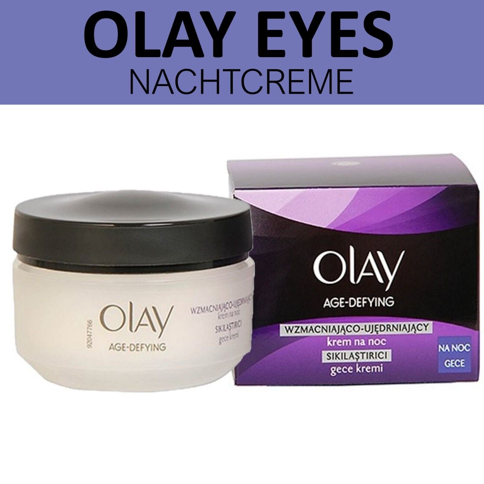 Hautcreme AGE-Defying Nachtcreme 50ml Anti Rimpel Gesichtscreme Hautpflege Creme