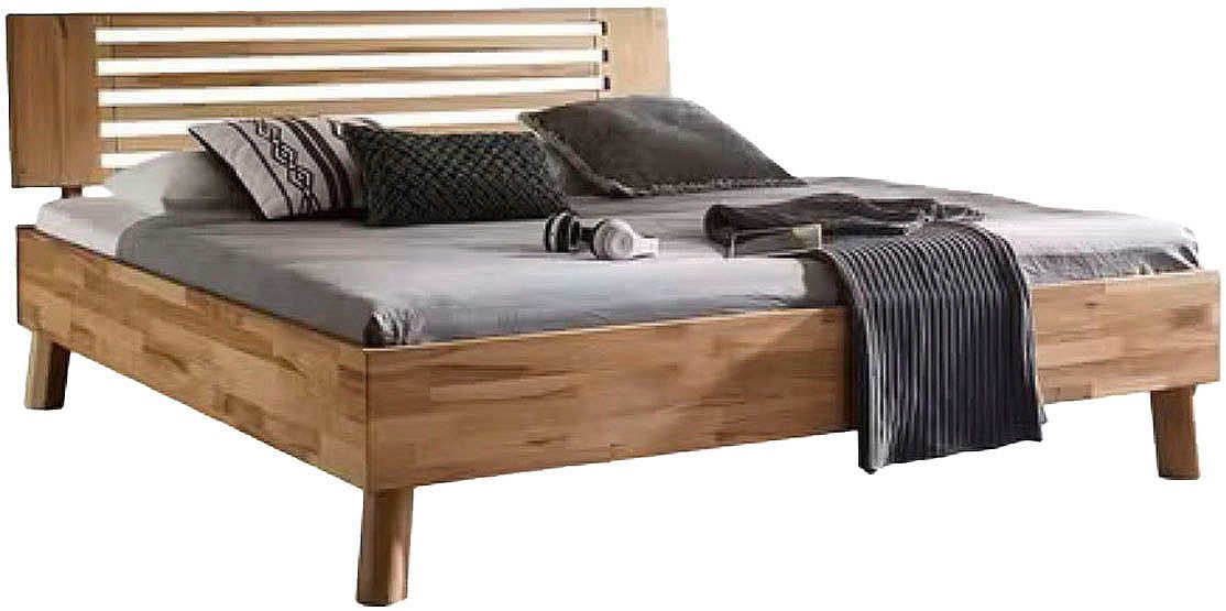 Home affaire Massivholzbett Chavot III, wahlweise in Kernbuche oder Wildeic günstig online kaufen