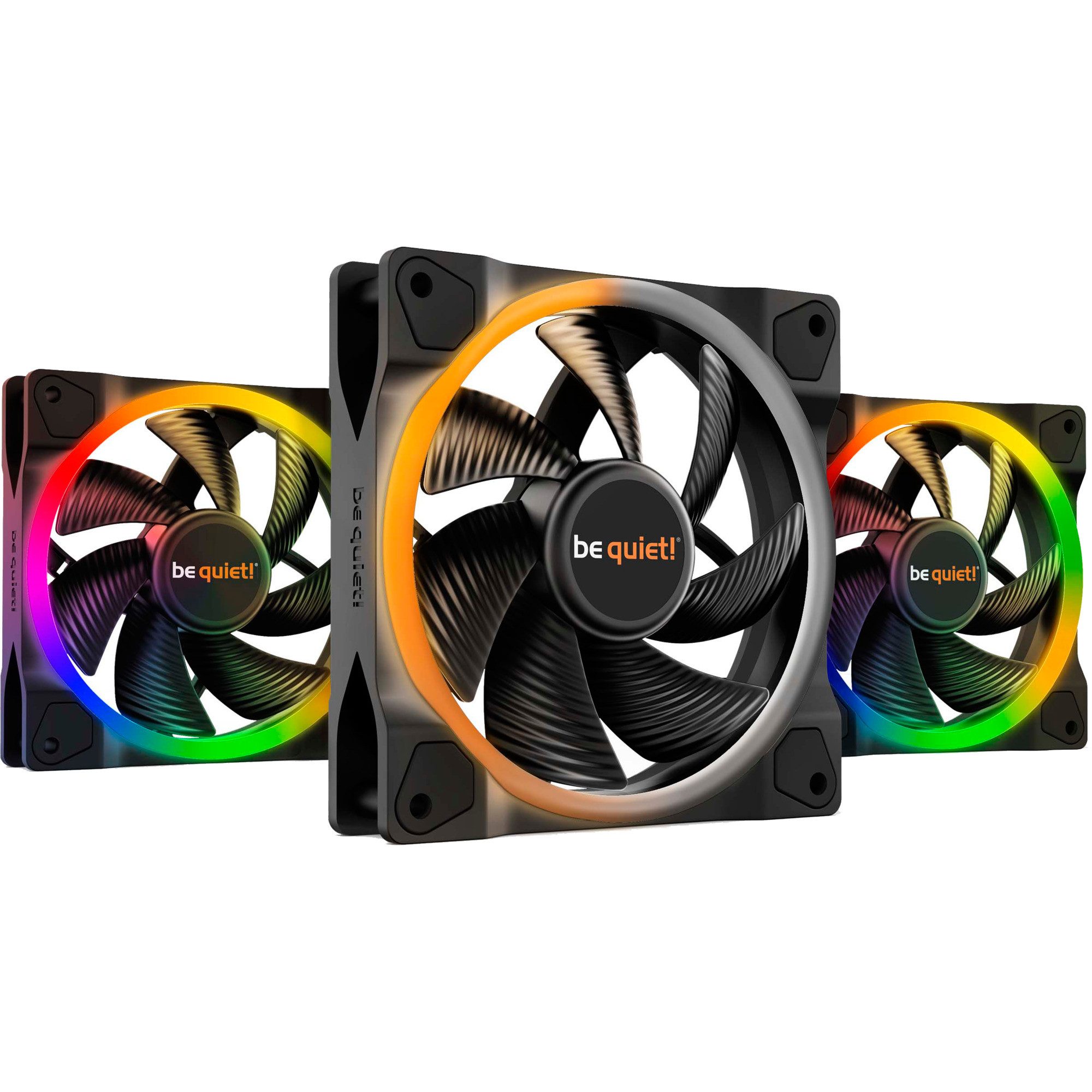 Gehäuselüfter be quiet! Light Wings PWM 120 mm Triple Pack