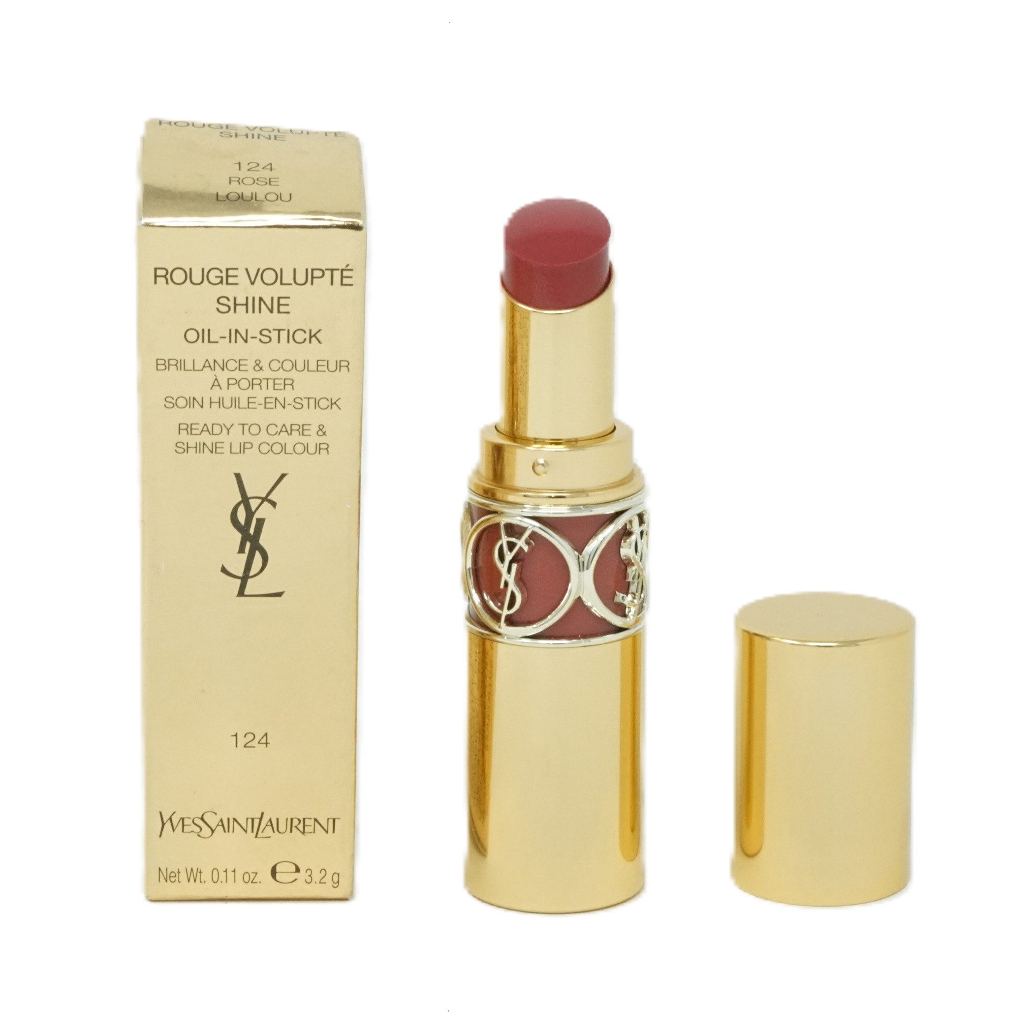 YVES SAINT LAURENT Lippenstift Yves Saint Laurent rose loulou 124 Lipstick 3,2 g