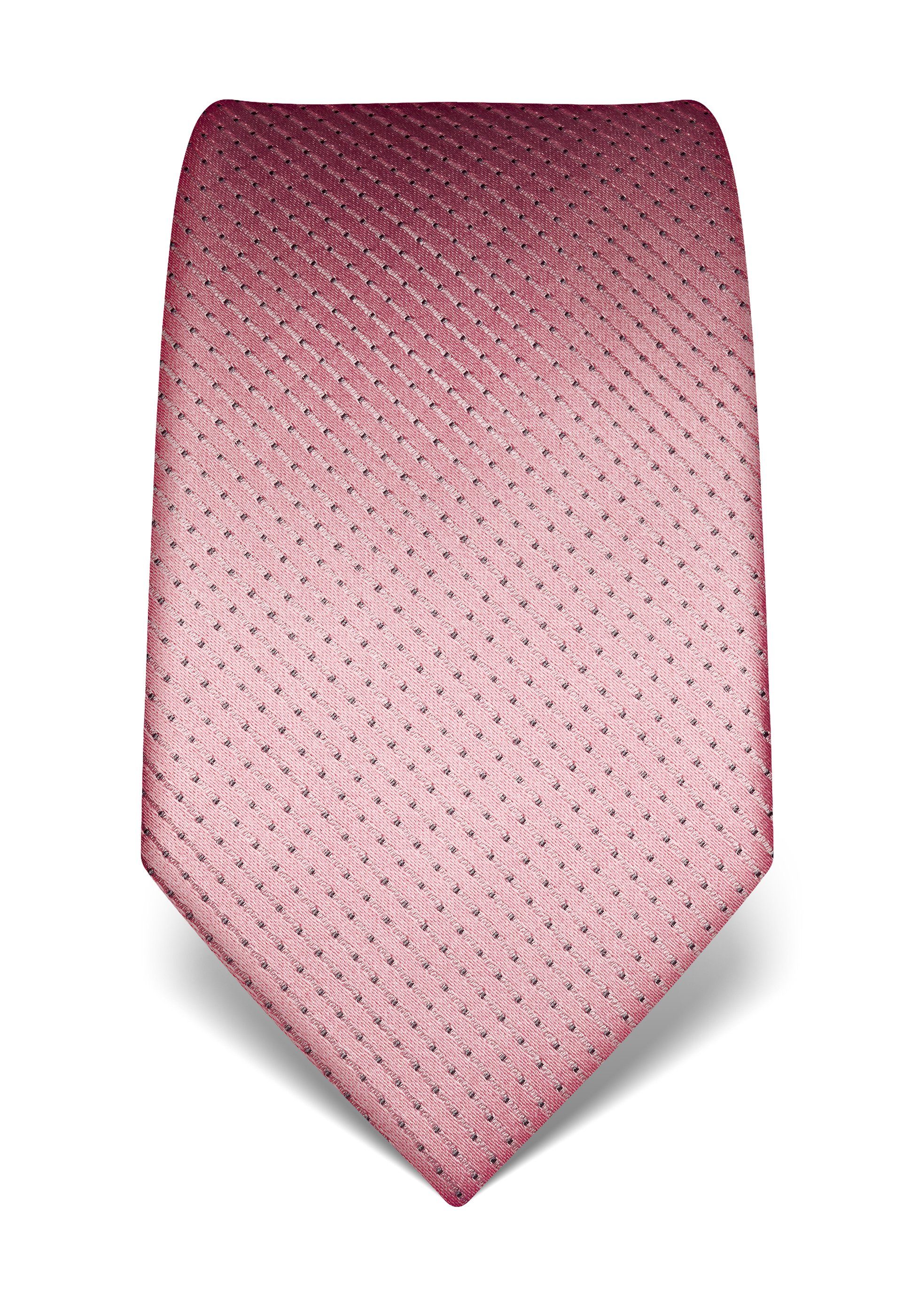 Vincenzo Boretti Krawatte gepunktet rosa