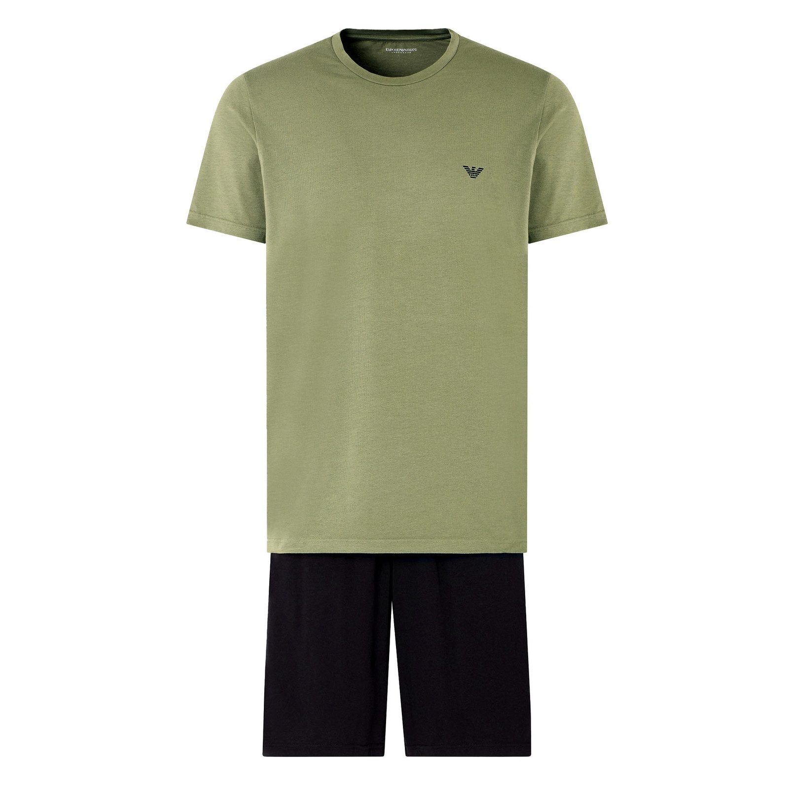 Emporio Armani Shorty Pigiama Nightwear (2 tlg) mit Markendetails