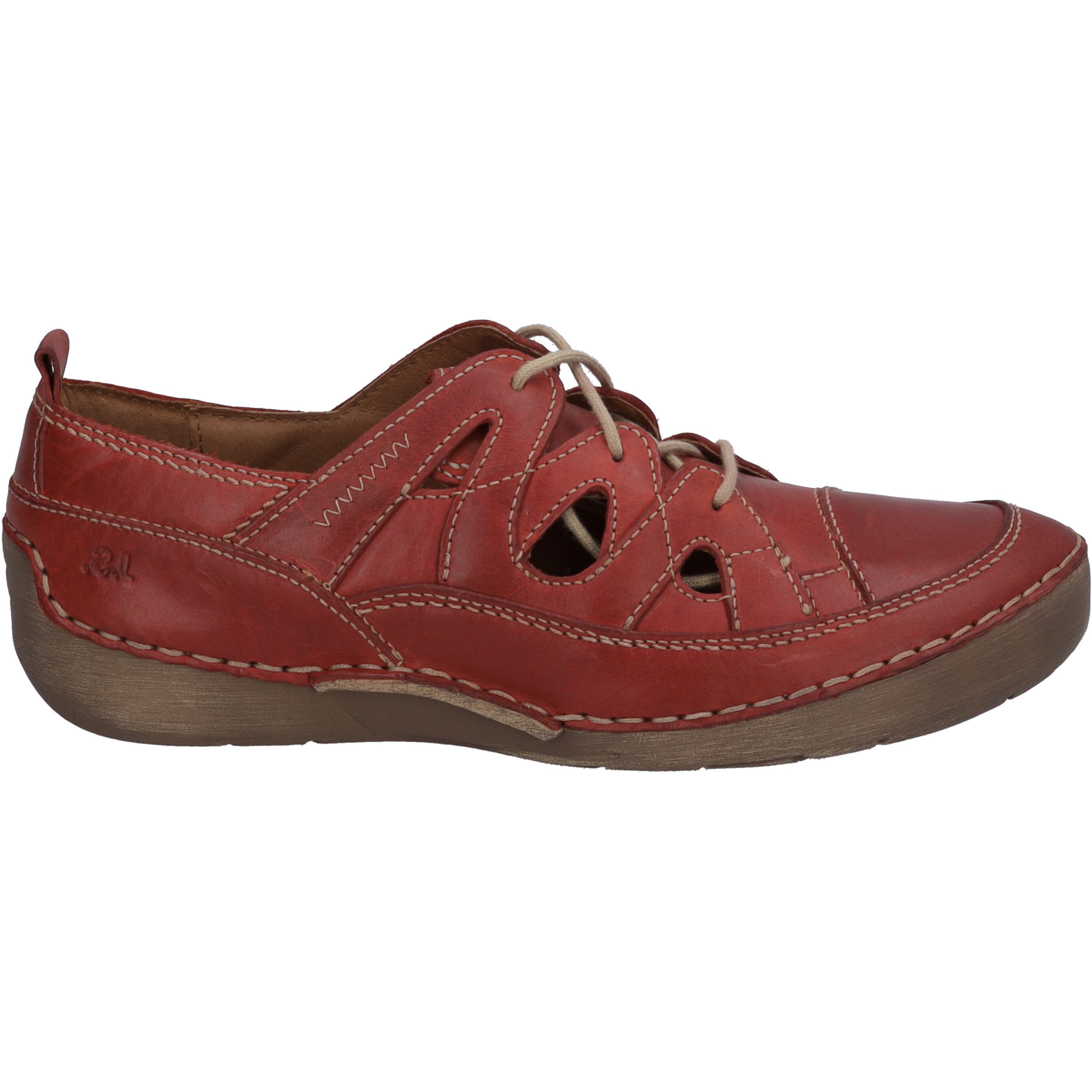 Josef Seibel Fergey 36, rot Schnürschuh günstig online kaufen