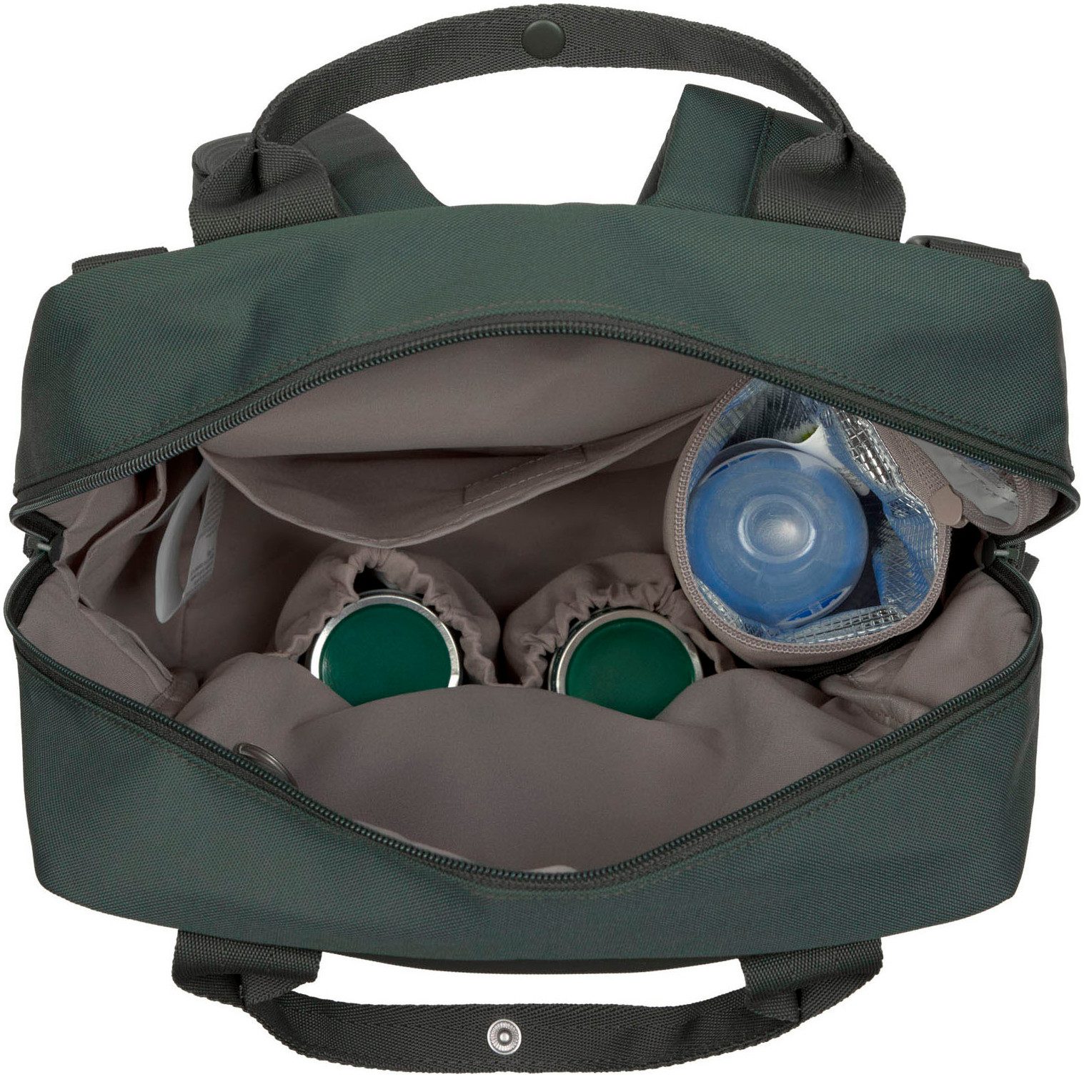 LÄSSIG Wickelrucksack Green Label, Vividal Backpack, dark olive