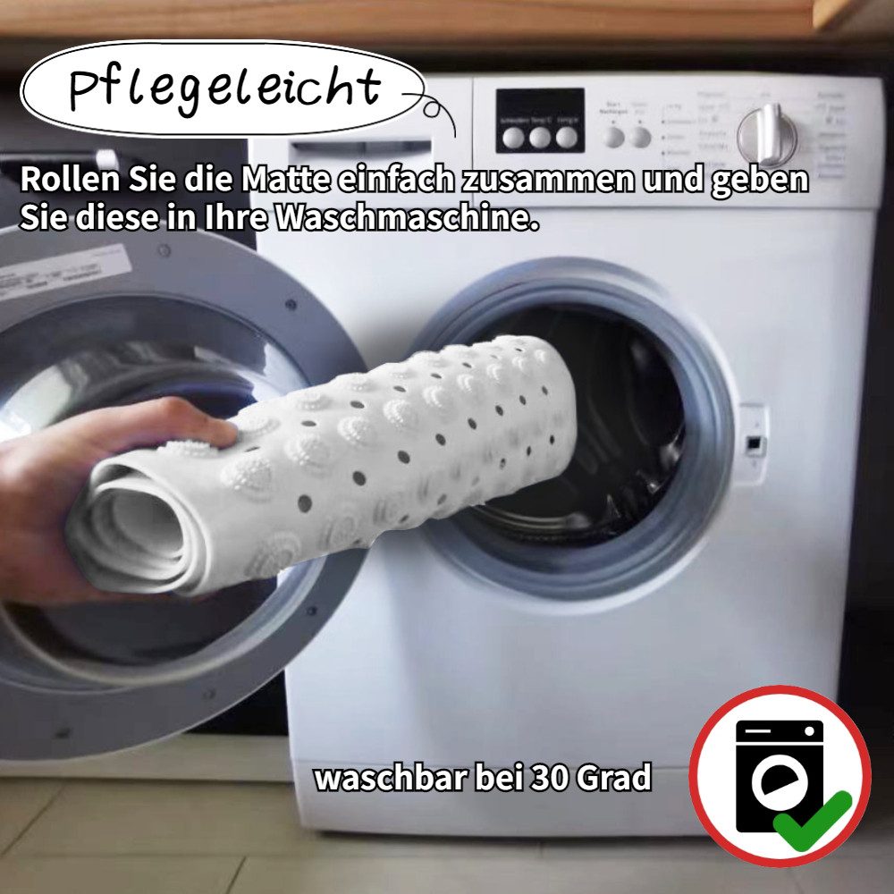 WITEN&NOCK Duschmatte Badewanneneinlage Badewannenmatte rutschfest Antirutschmatte – Bild 3 von 5