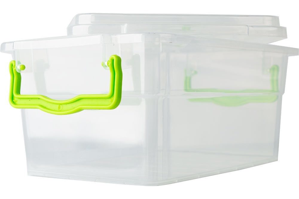 Dekonaz Aufbewahrungsbox Kunststoff-Aufbewahrungsbox 2,7 Liter (10 St)