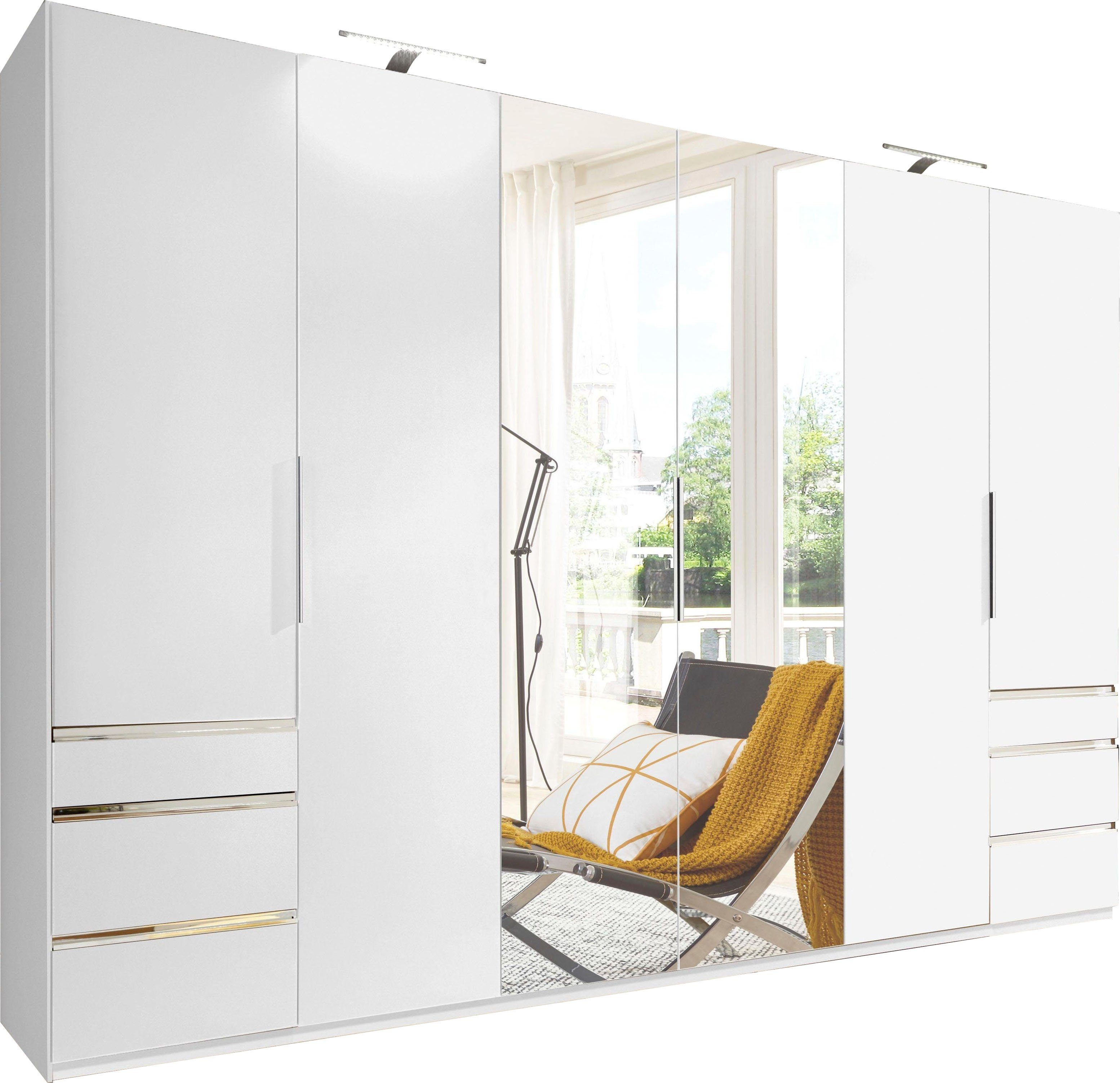 Wimex Kleiderschrank Level by fresh to go mit Spiegeltüren und Schubladen