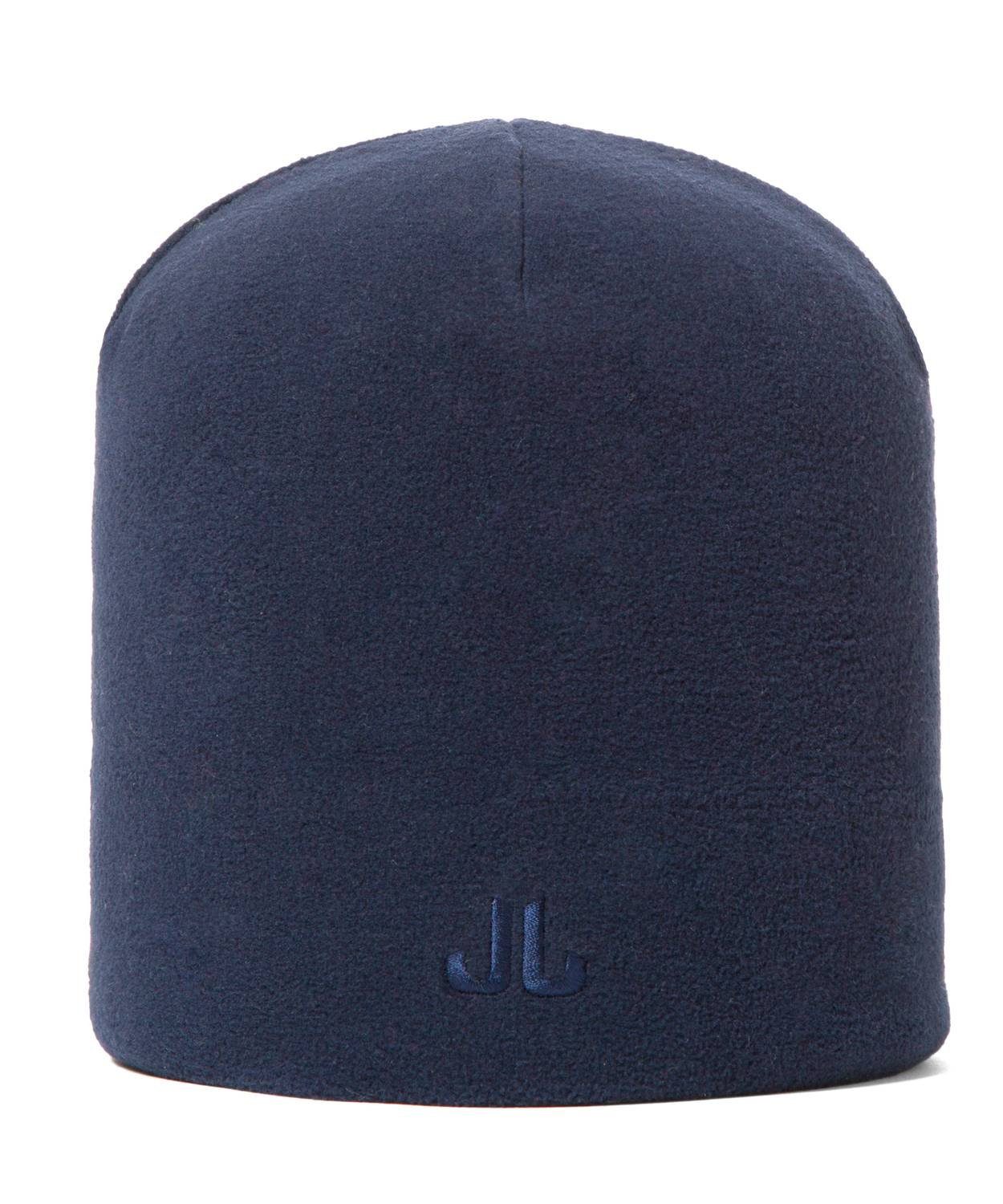 Jail Jam Strickmütze Unisex aus doppellagiger Mütze Navy Microfleece, Blue Bund