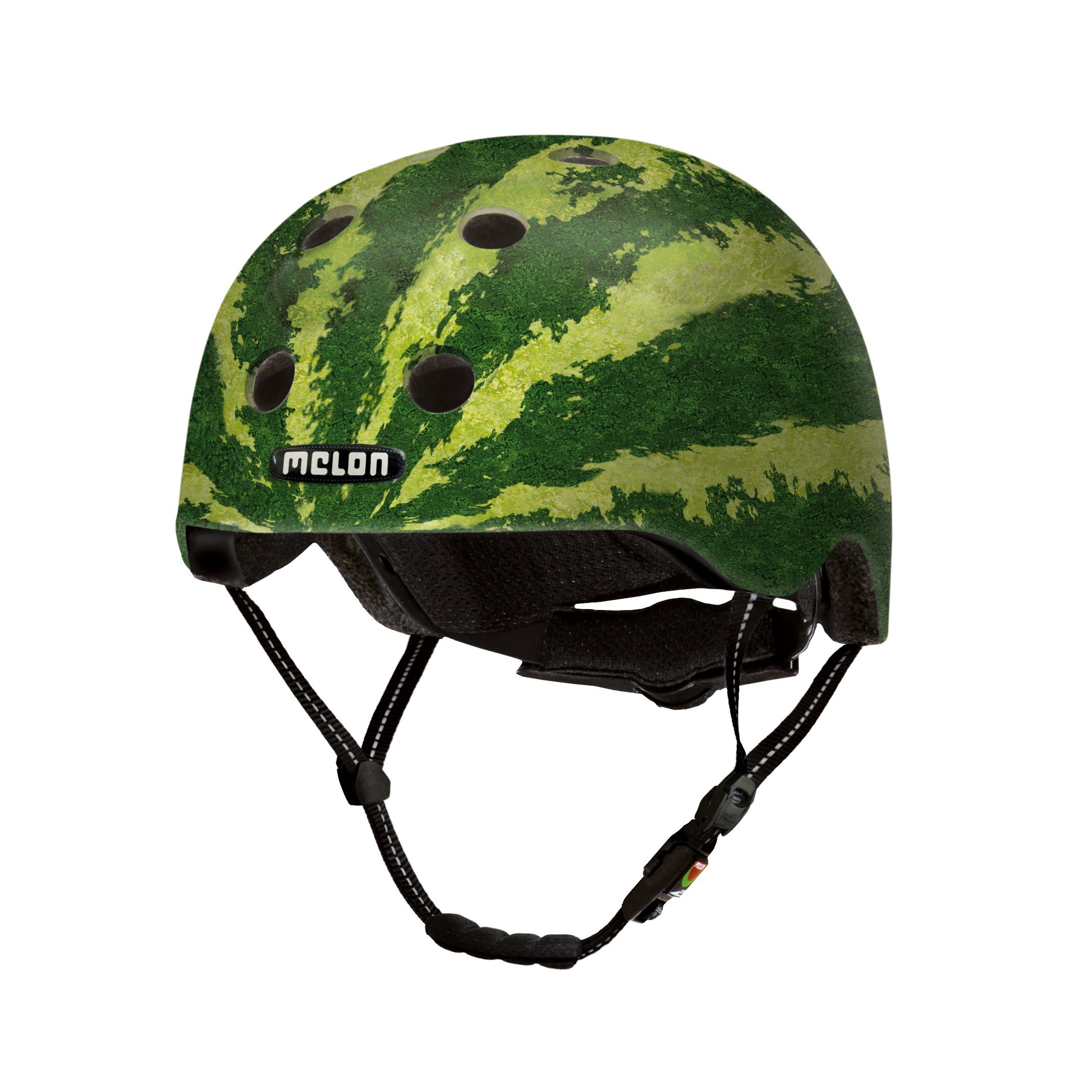 Melon Fahrradhelm Real Melon (matte), super leicht, Magnetverschluss, größenverstellbar, mehr als 50 Designs