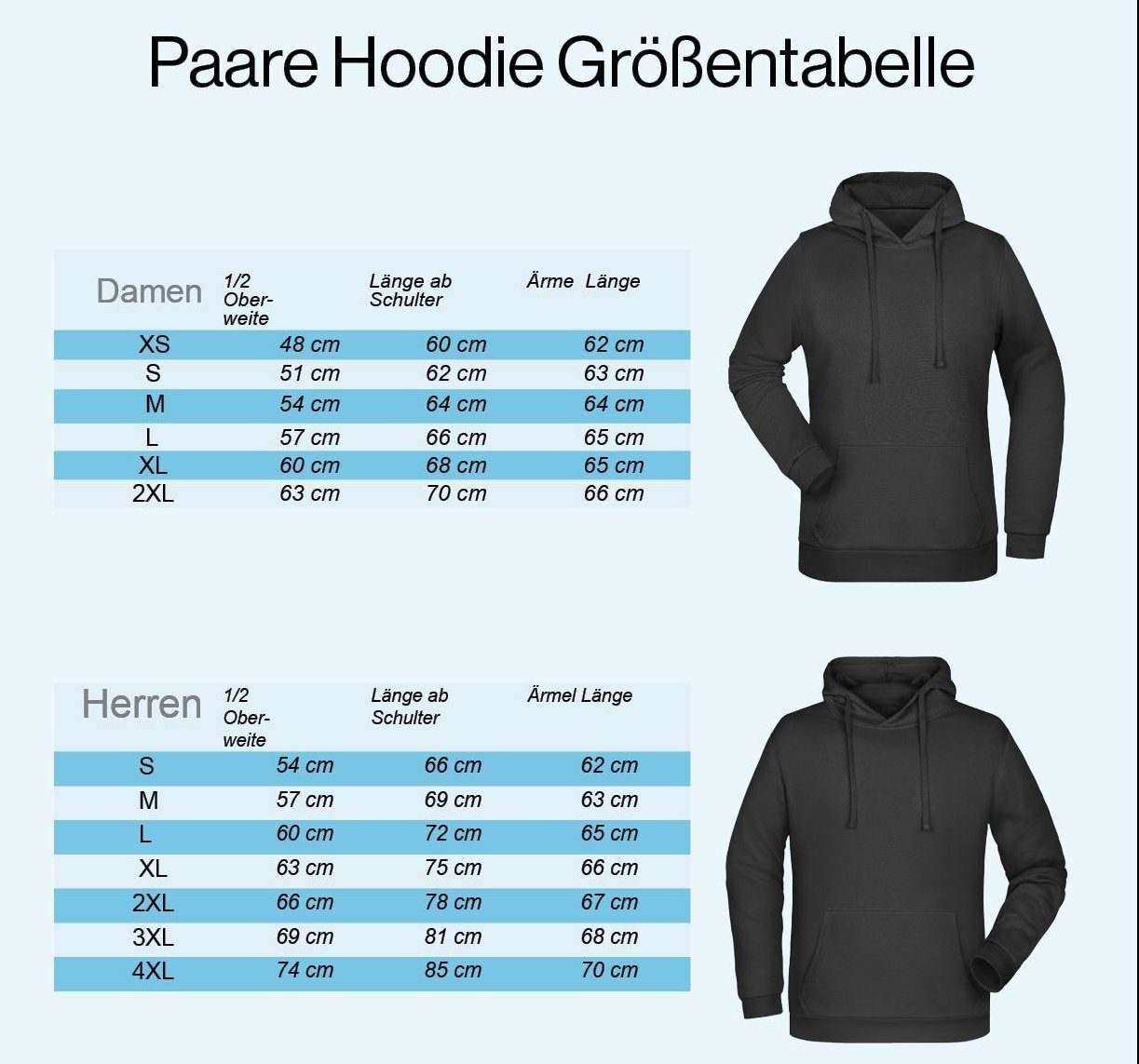 Kapuzenpullover The King & His Queen Hoodie Pullover für Paare