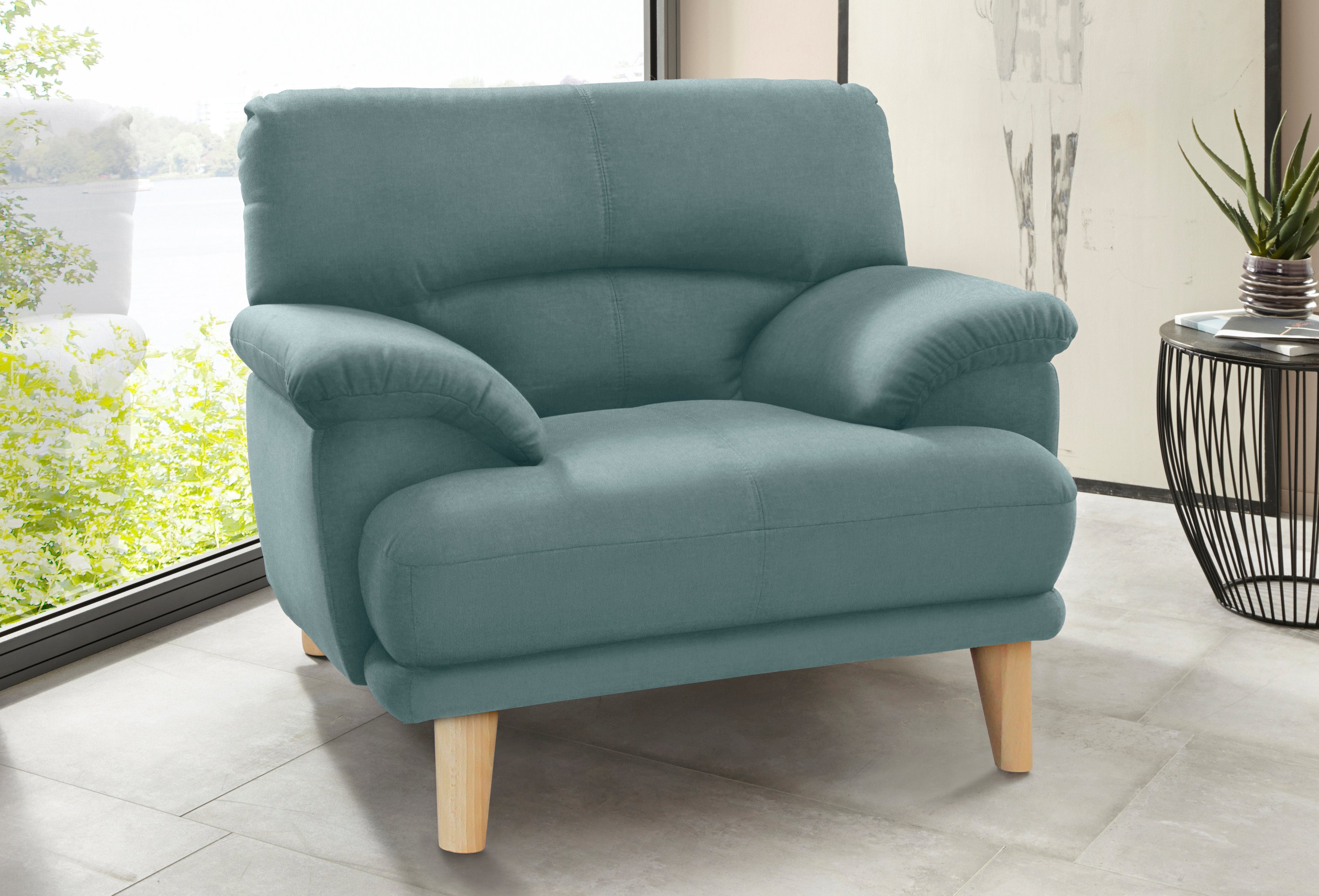 TRENDMANUFAKTUR Sessel Cecilia, Loungesessel, italienisches Design, günstig online kaufen