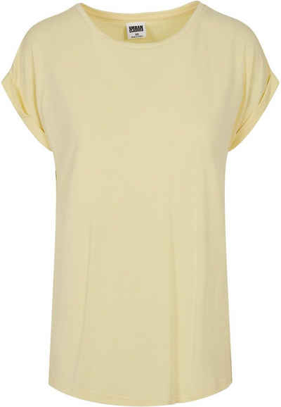 URBAN CLASSICS Kurzarmshirt Urban Classics Damen Ladies Modal Extended Shoulder Tee (1-tlg)
