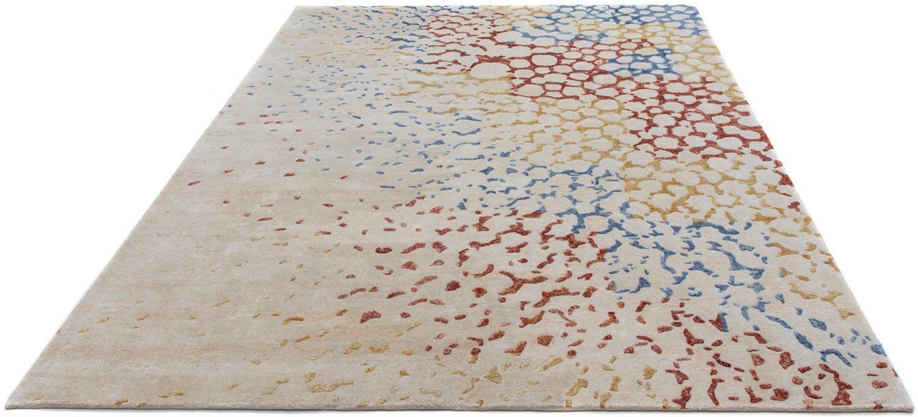 Designteppich Designer Abstrakt Multicolore 236 x 165 cm, morgenland, rechteckig, Höhe: 8 mm, Handgeknüpft