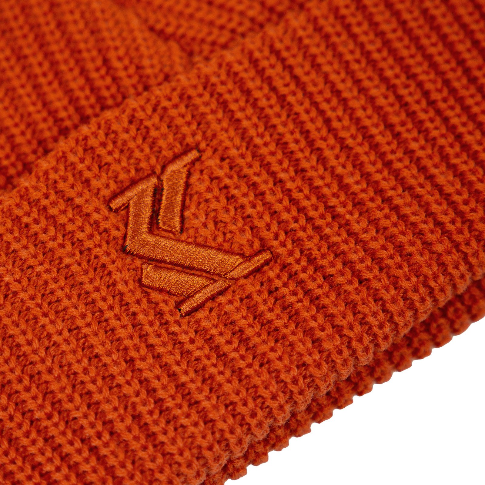 Karl Kani Strickmütze Beanie OG Fischerman mit aufgesticktem Markenlogo