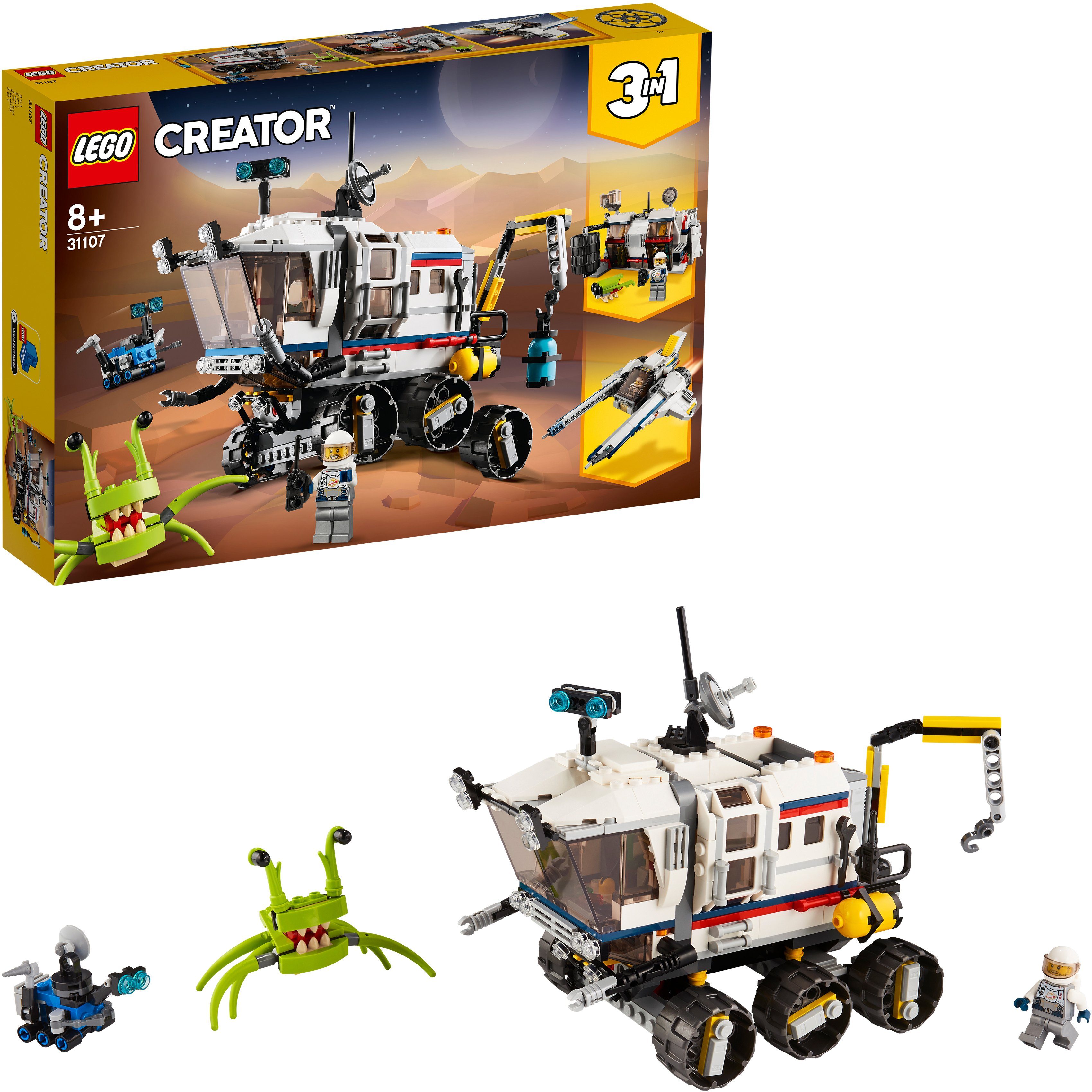 Image of LEGO 31107 Planeten Erkundungs-Rover Bausatz, Mehrfarbig