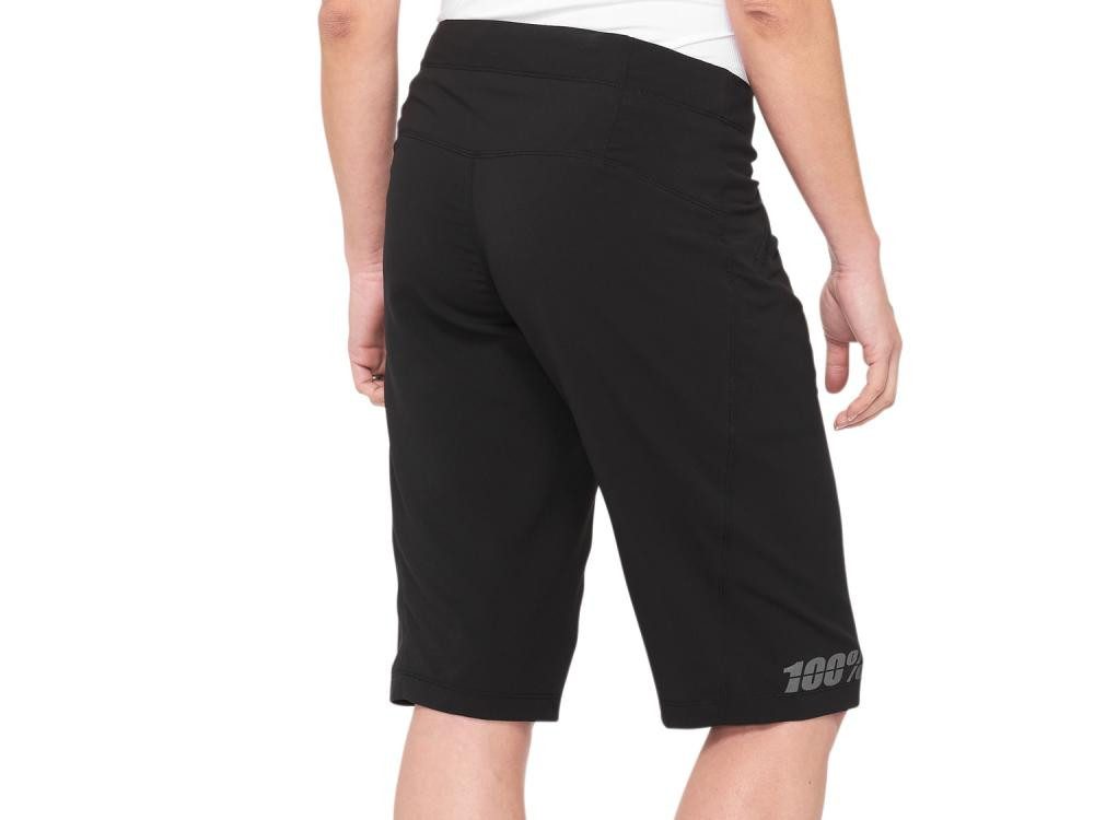 100% Fahrradhose 100% Ridecamp Women Short L black - vielseitige MTB-Short für Trail un