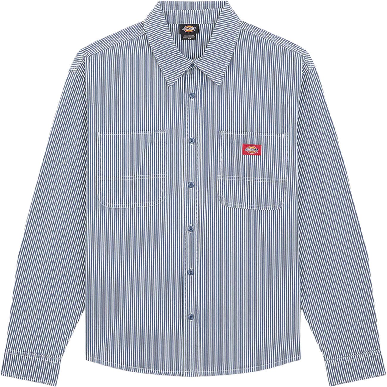 Dickies Langarmhemd Hickory Work Shirt LS Hickory Work Shirt LS