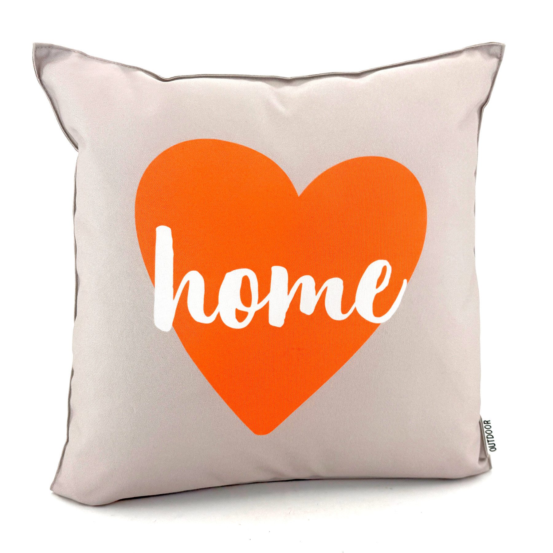 heimtexland Dekokissen Outdoor Garten Deko Kissen Outdoorkissen bedruckt, Lotus Effekt, schmutz- und wasserabweisend, inkl. Füllung